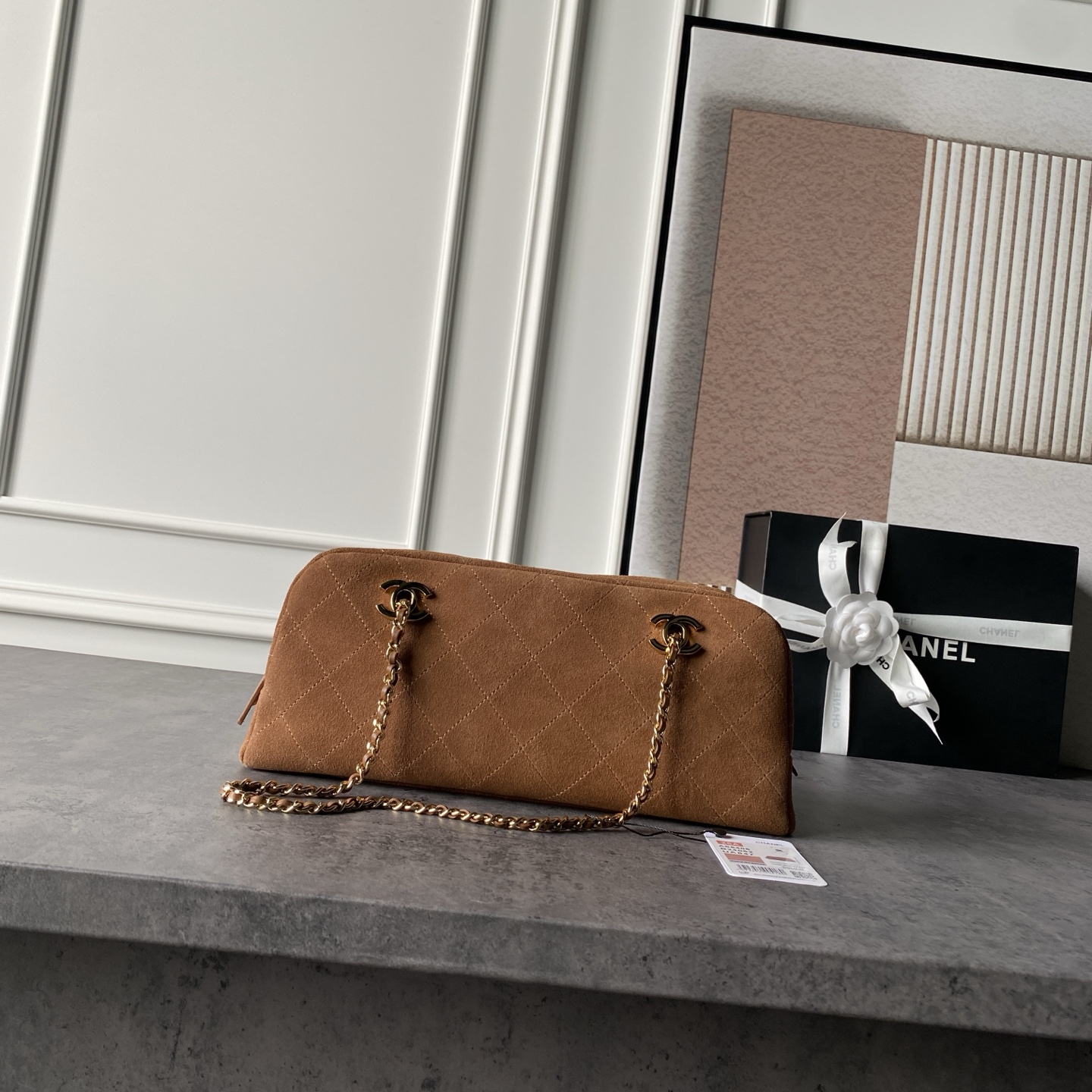 Chanel 26A Limited Series AS6406 Deerskin Bowling Shoulder Bag - Image 2