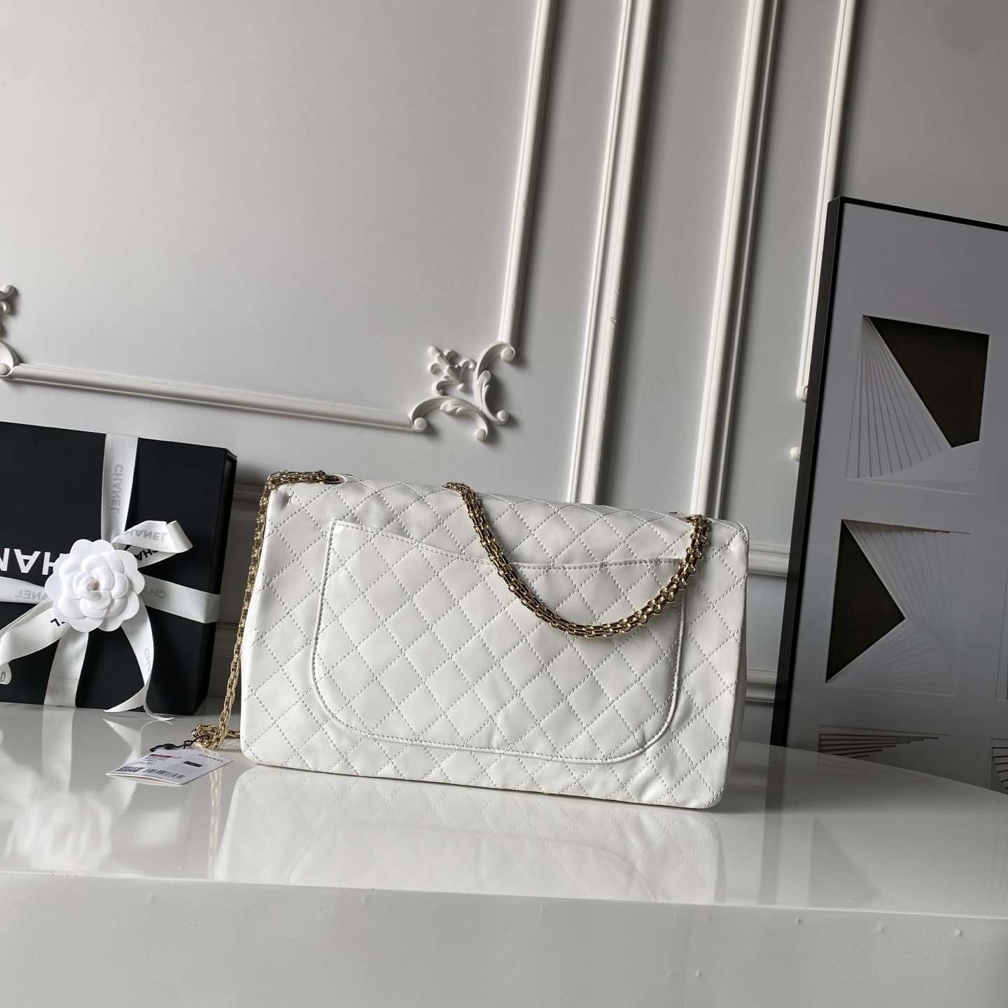 Chanel 26S Crushed Calfskin 2.55 Shoulder Bag - Image 2