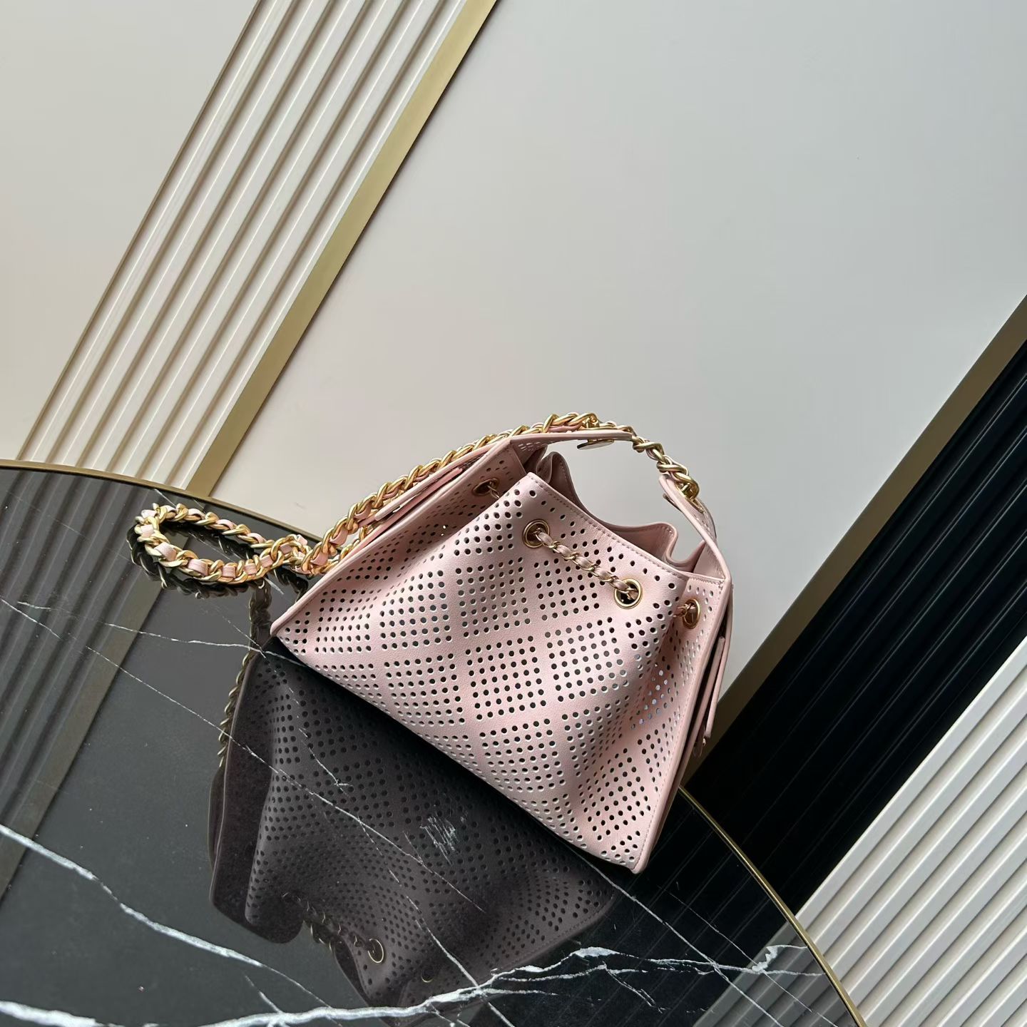 Chanel 26 Cutout Hobo Shoulder Bag - Image 2