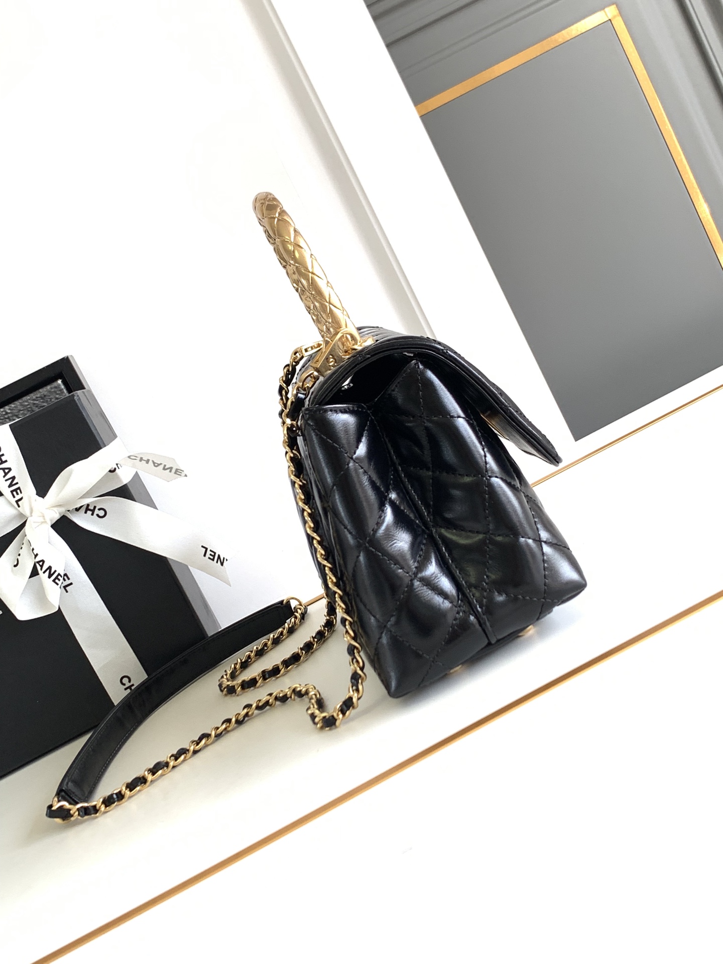 Chanel Coco Handle 24A Classic Handbag - Image 2