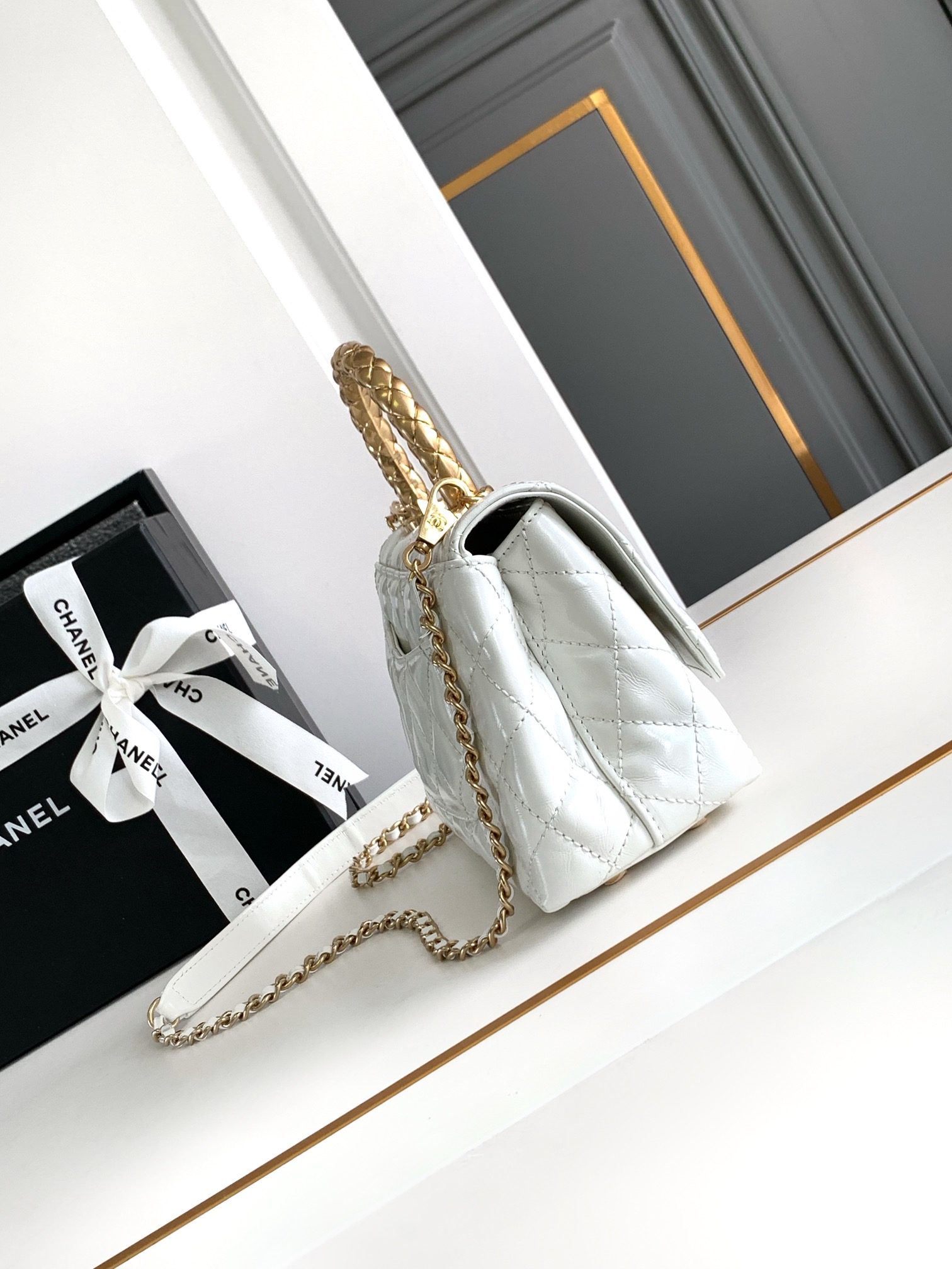 Chanel Coco Handle Classic Mini Handbag - Image 2