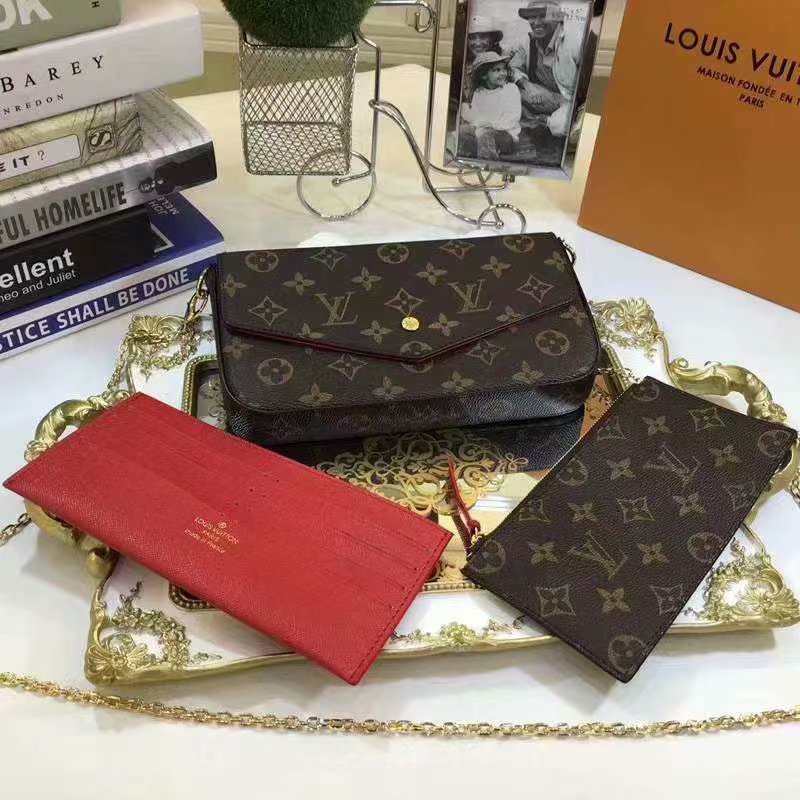 Louis Vuitton Felicie Three-Piece Clutch Bag - Image 2