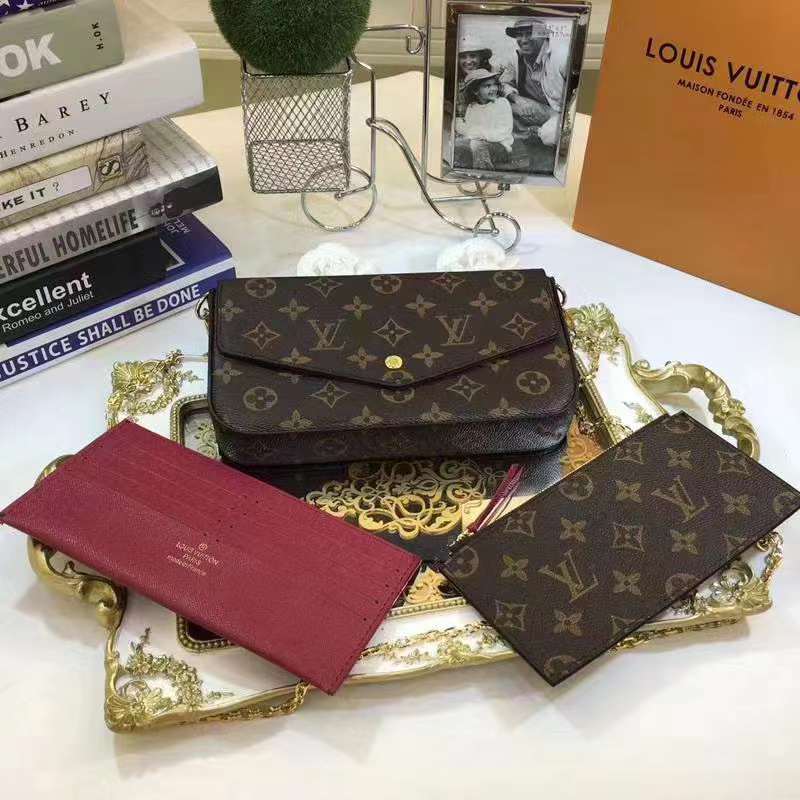 Louis Vuitton Felicie Three-Piece Clutch Bag - Image 2