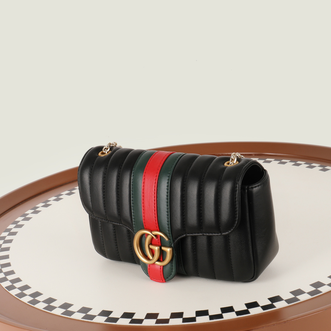 Gucci Leather Bag, Model A006X1 - Image 2