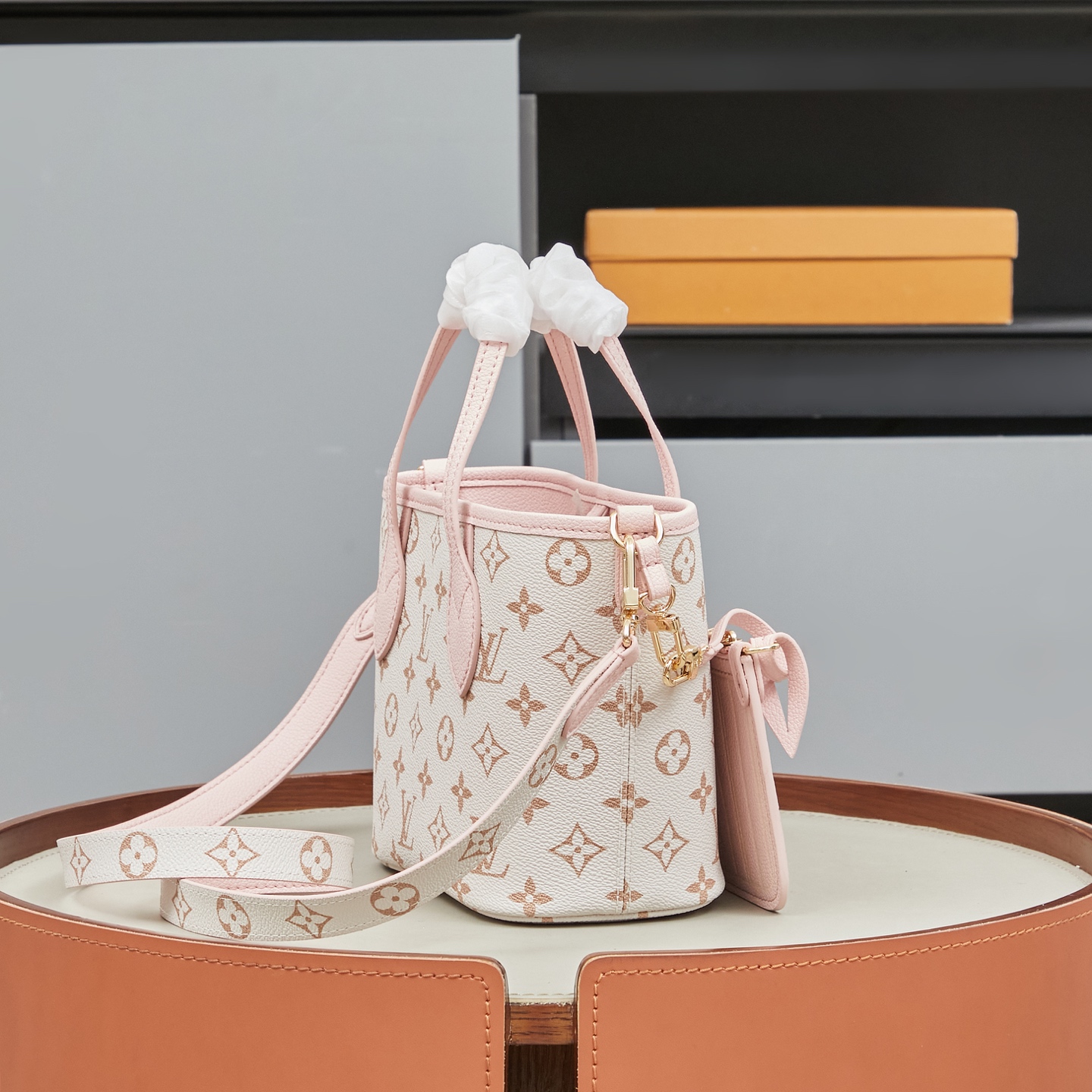 Louis Vuitton Neverfull Inside Out BB Handbag M2A466 M2A465 - Image 2