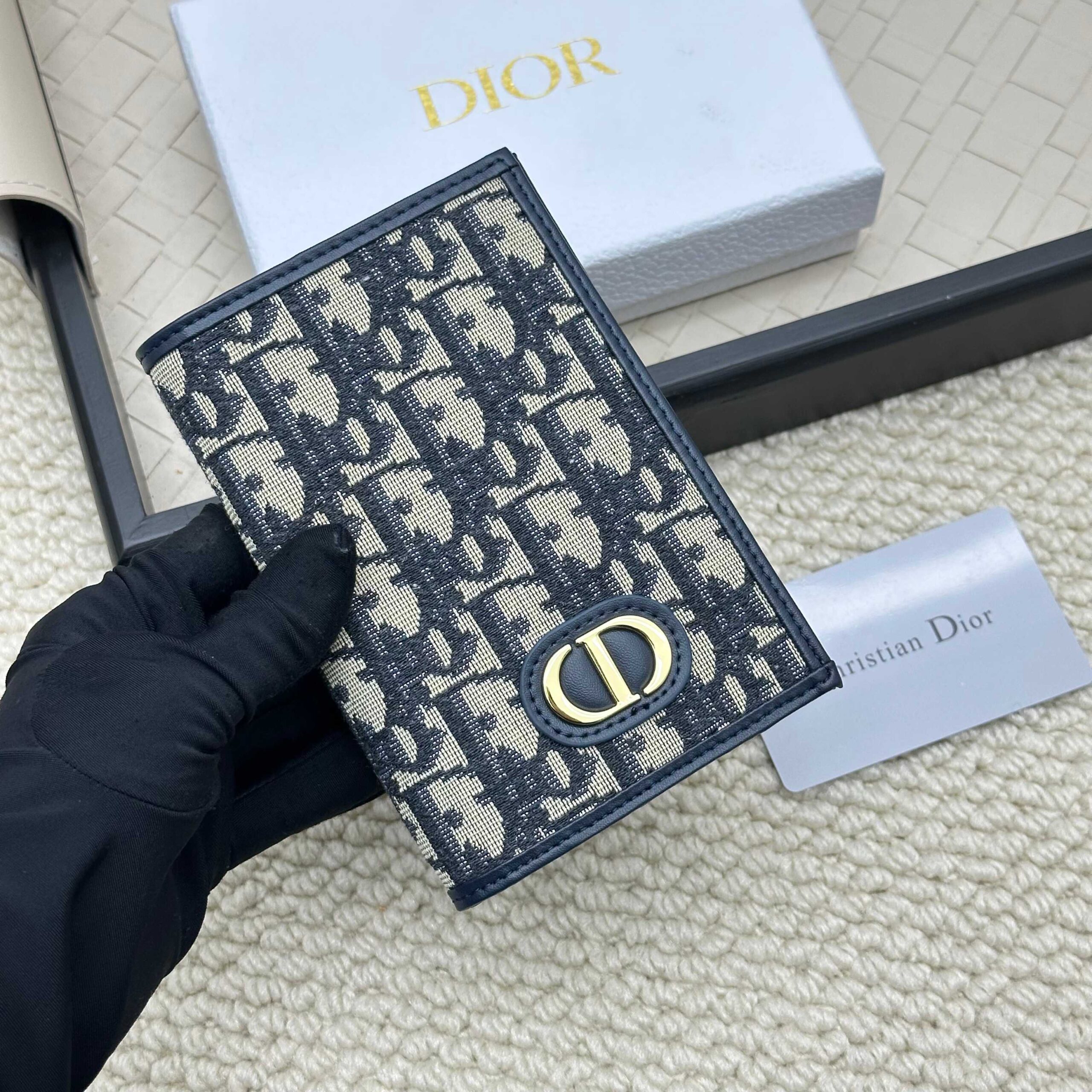 Dior Oblique Passport Holder - Image 2