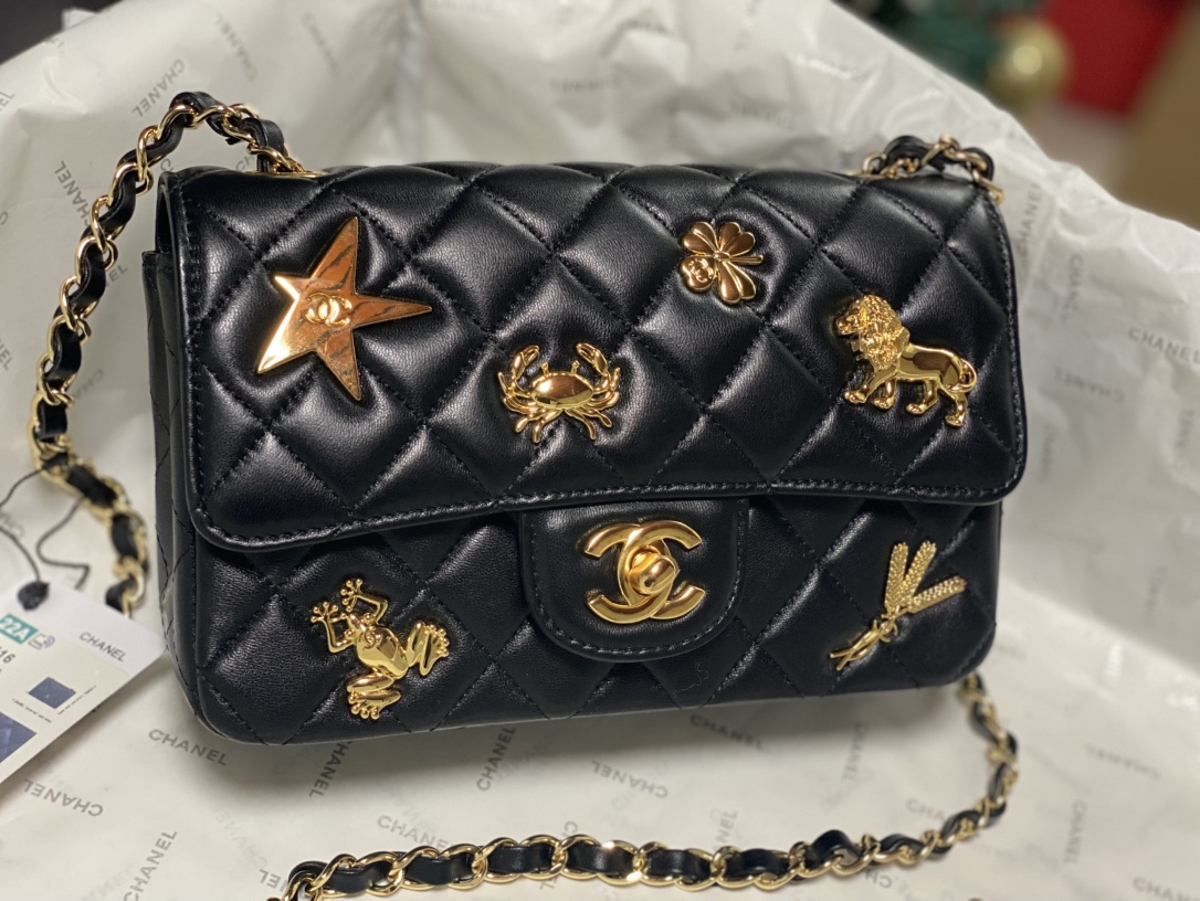 Chanel Limited-Edition Zodiac Lucky CF Flap Bag - Image 2