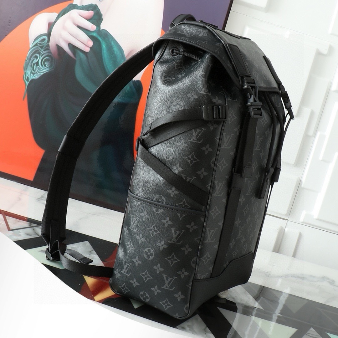 Louis Vuitton Getaway Backpack M46792 in Black Monogram Eclipse - Image 2