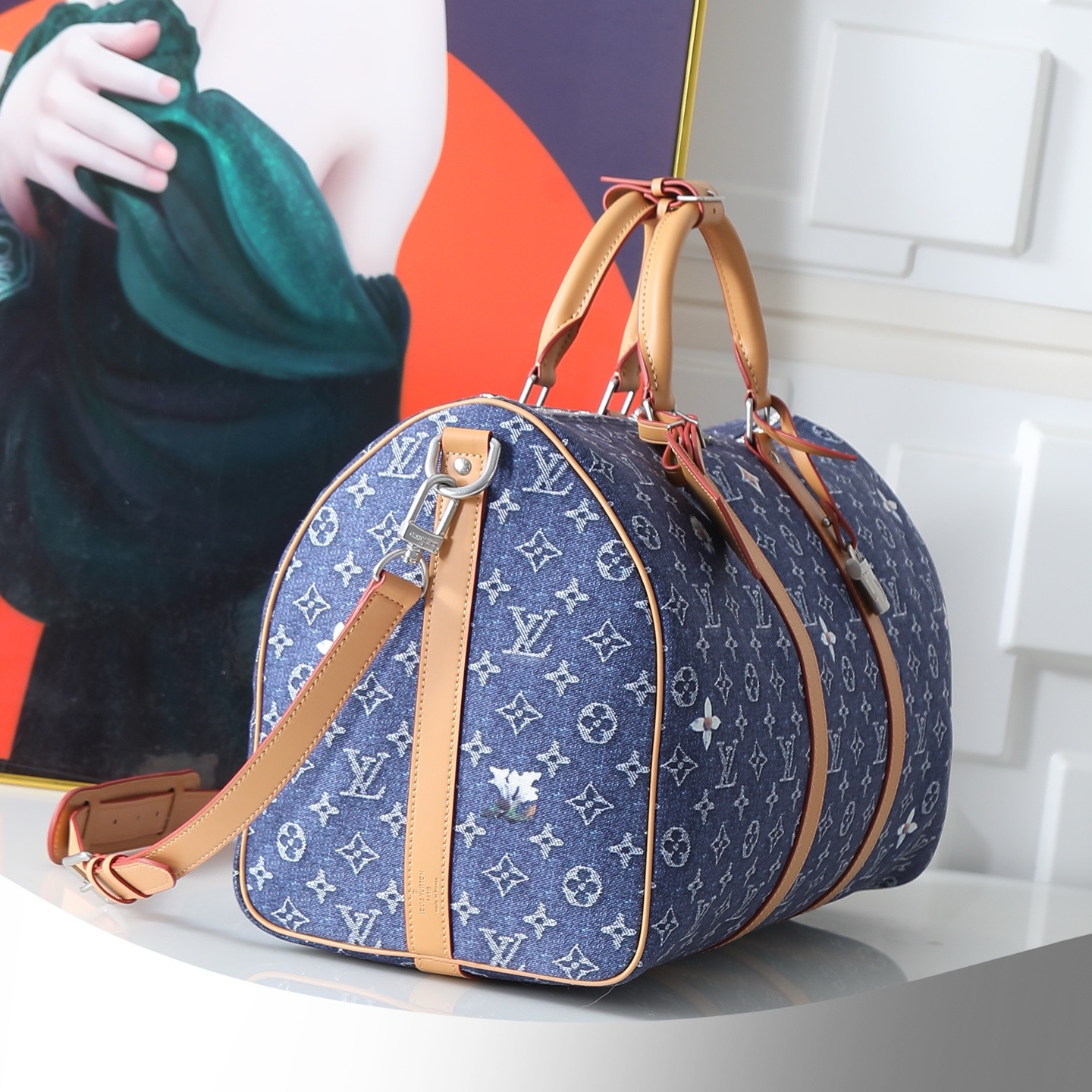 Louis Vuitton Keepall Bandouliere 50 Travel Bag - Image 2
