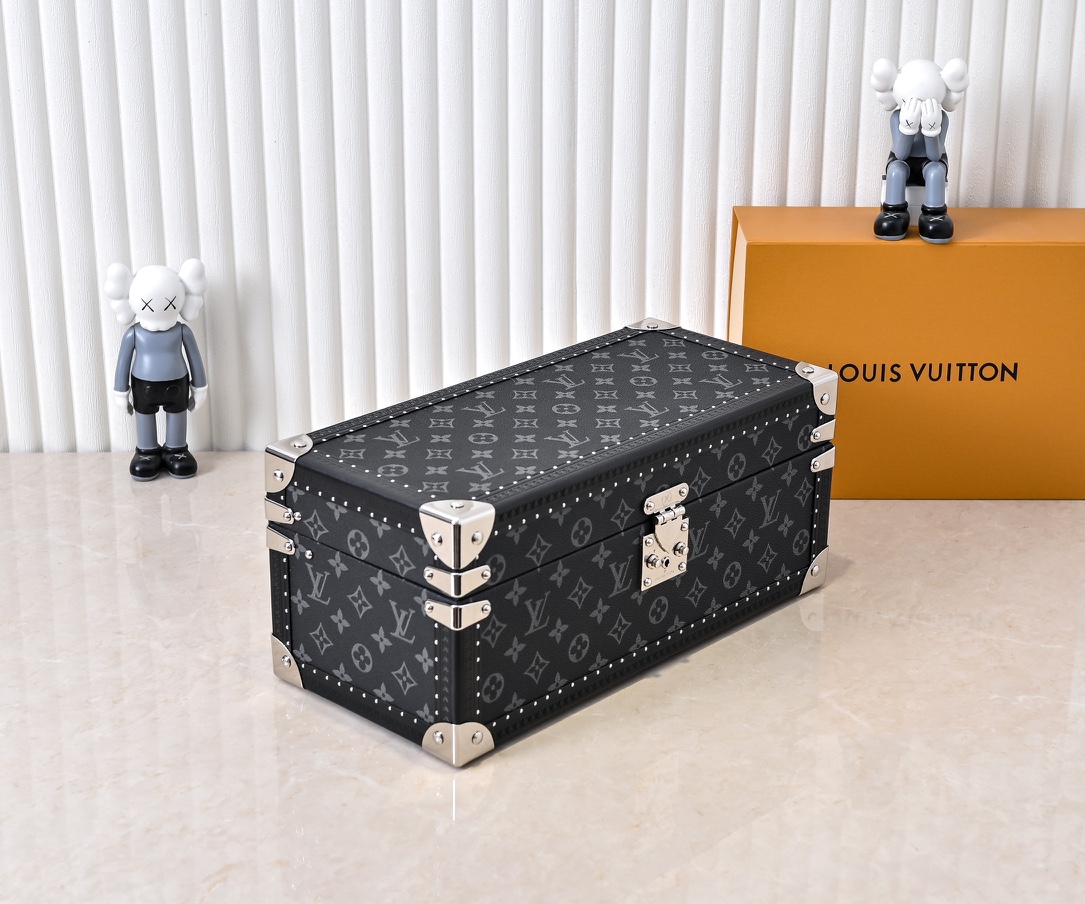 Louis Vuitton Monogram Watch and Jewelry Box - Image 2
