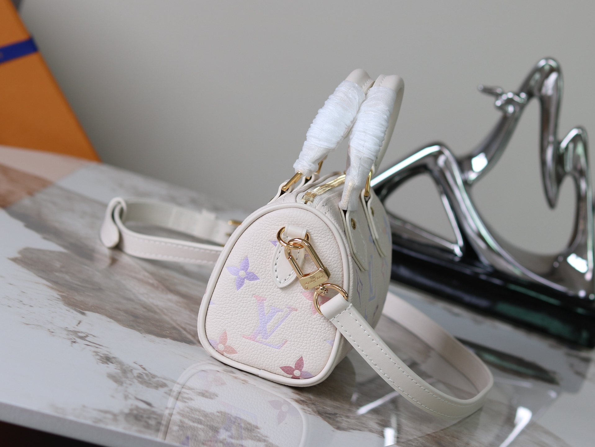 Louis Vuitton Nano Speedy Handbag in Monogram Empreinte Leather - Image 2