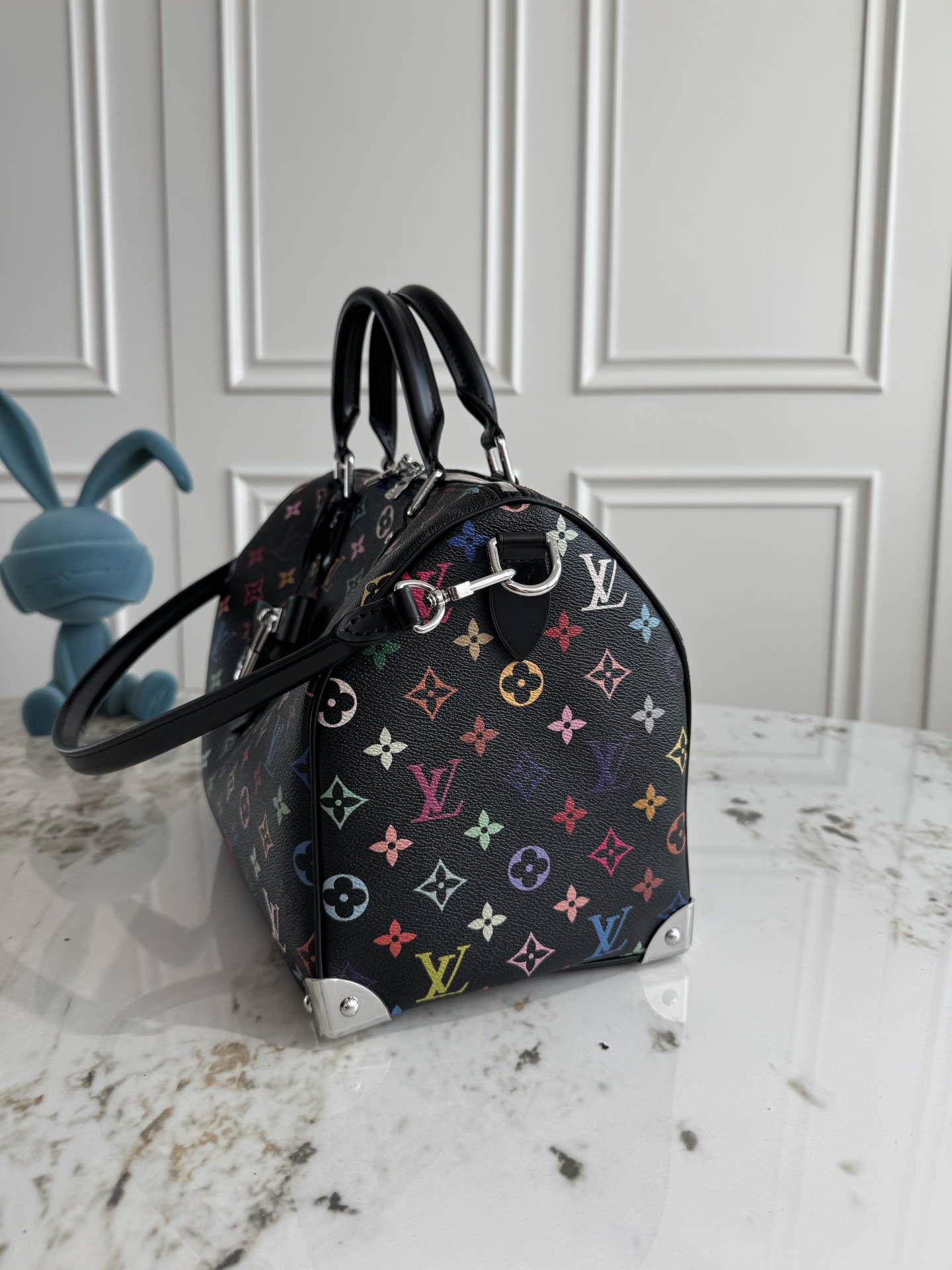 Louis Vuitton Speedy Soft 30 Handbag – Monogram Rainbow Canvas - Image 2