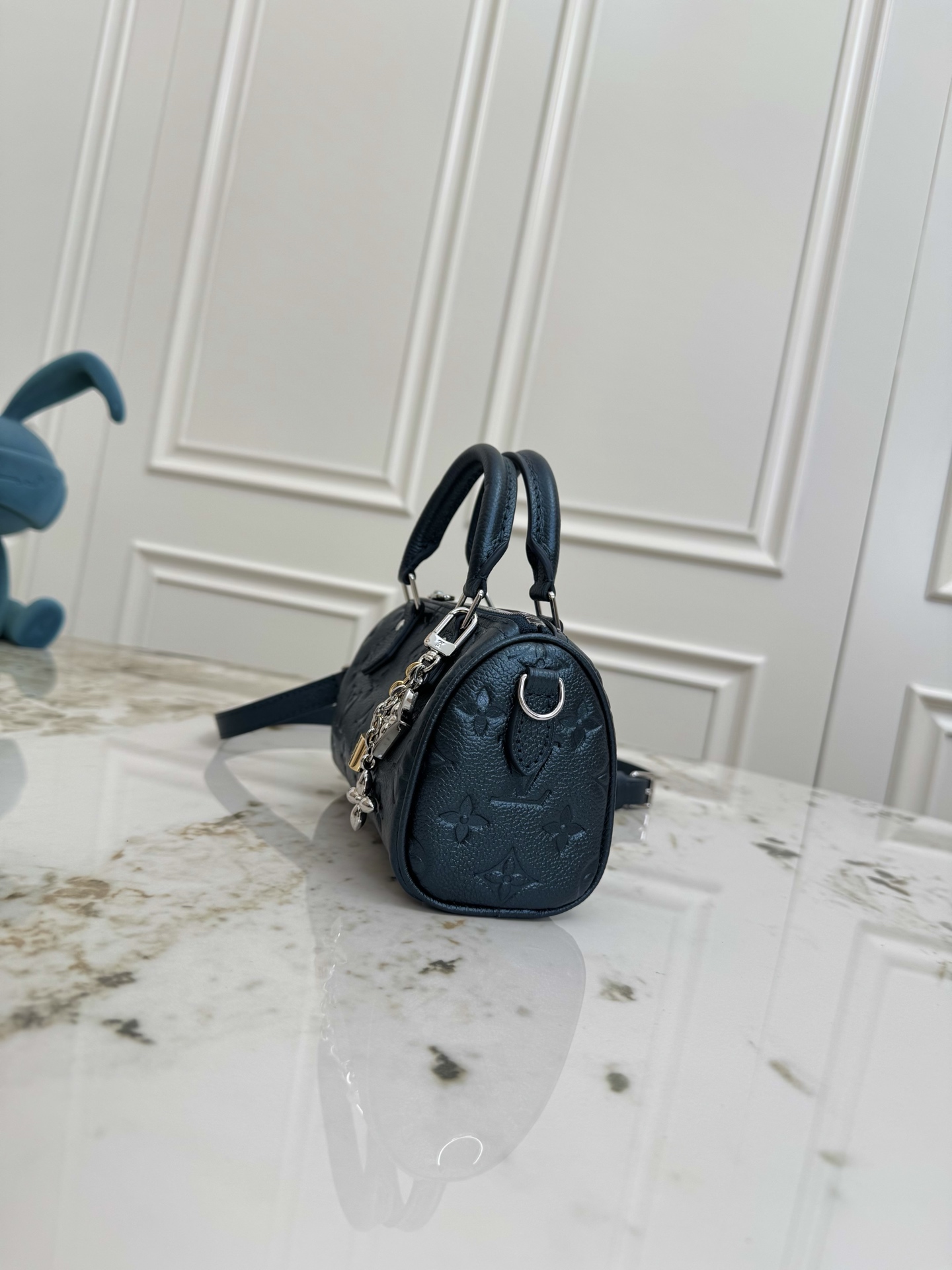Louis Vuitton Nano Speedy Handbag in Pearl Blue - Image 2