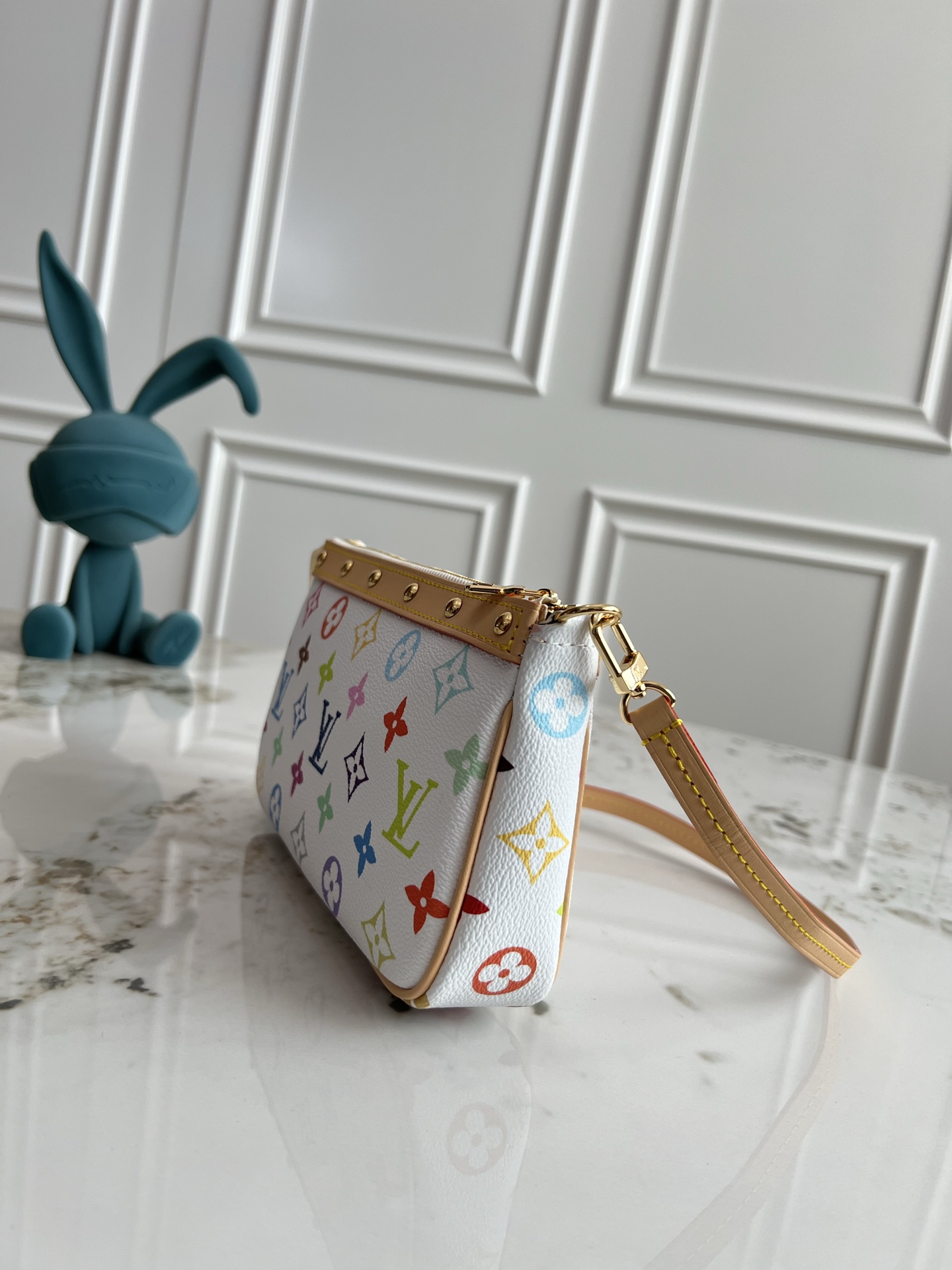 Louis Vuitton x Takashi Murakami Pochette Accessoires Handbag - Image 2