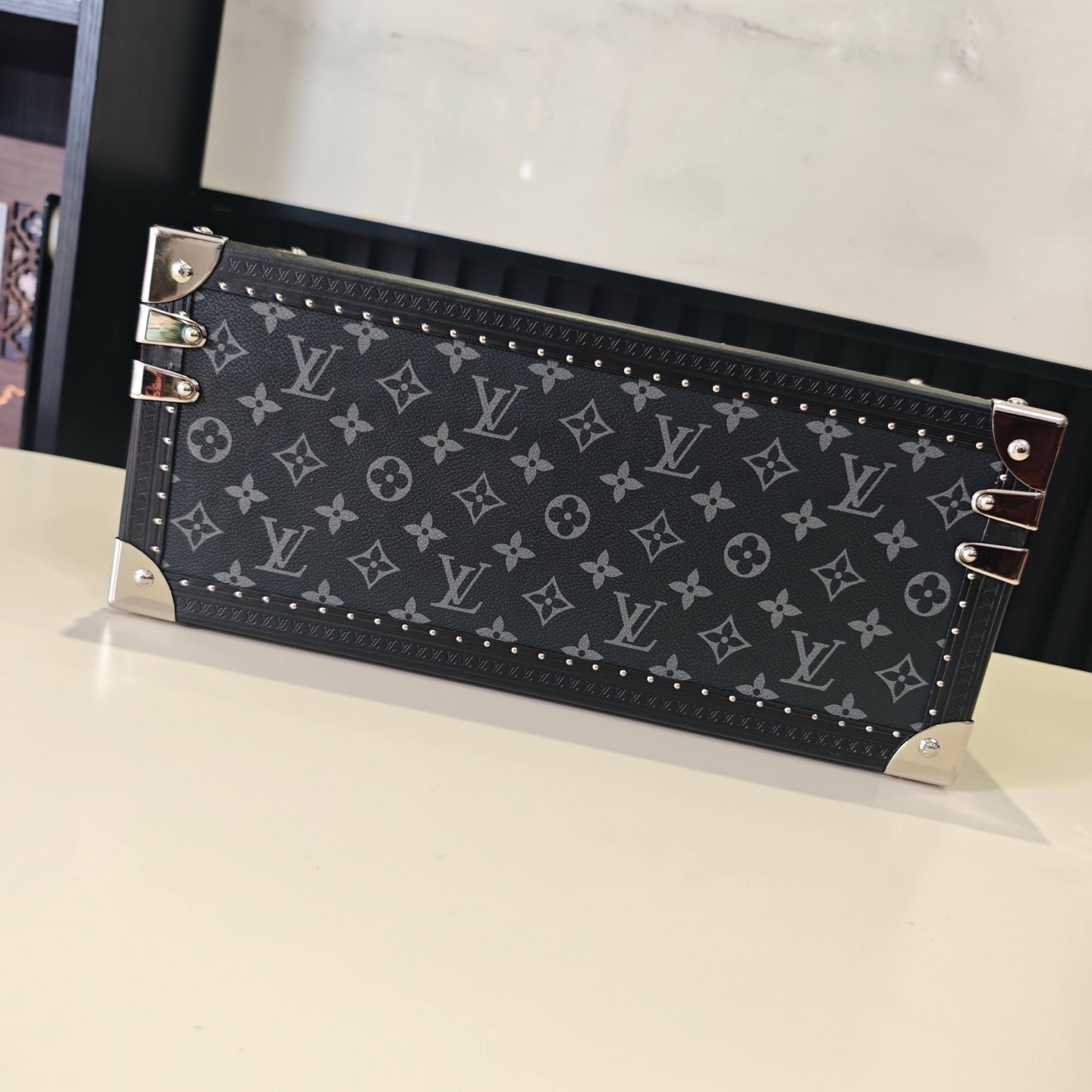Louis Vuitton Monogram Watch and Jewelry Storage Box M20209 - Image 2