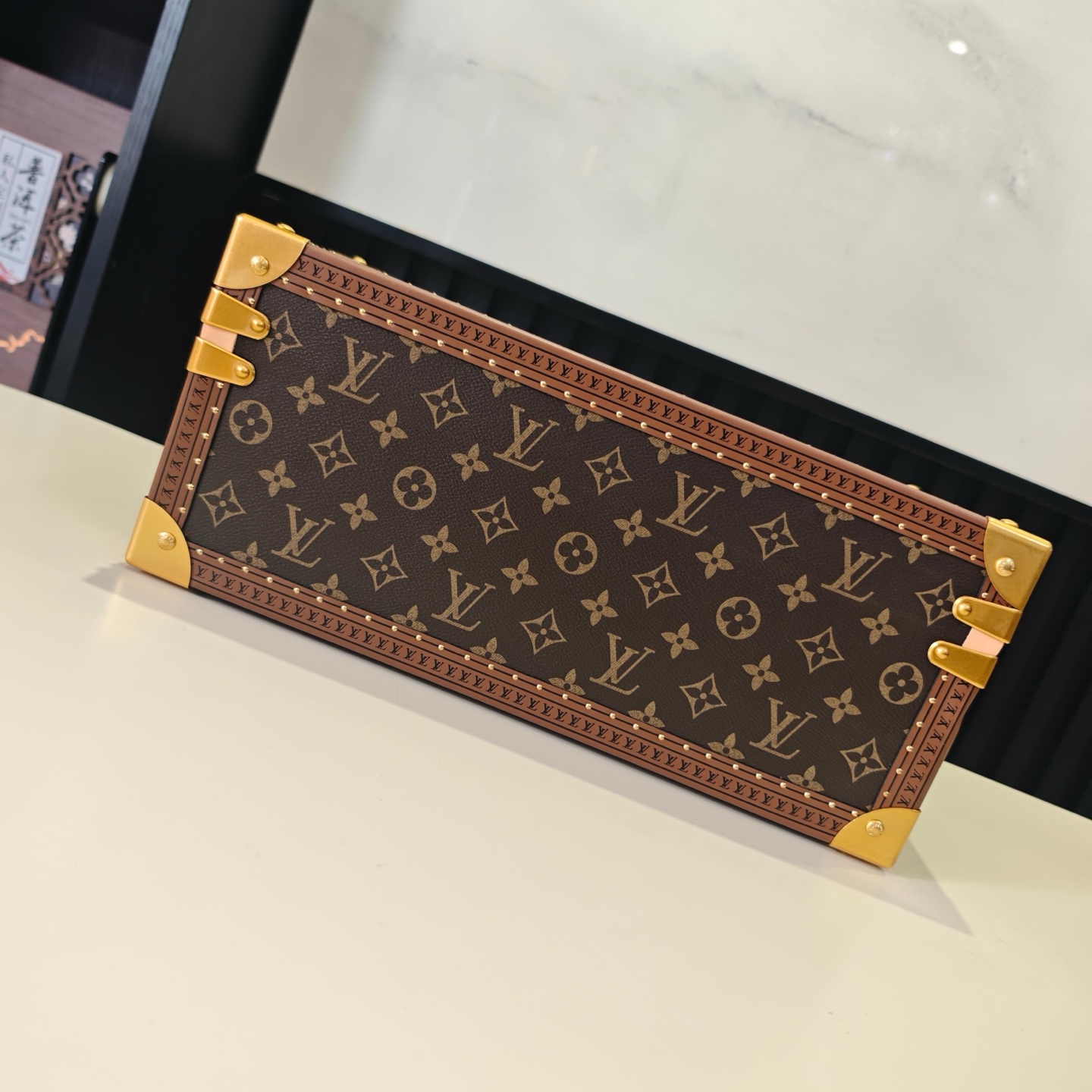 Louis Vuitton Monogram Watch and Jewelry Storage Trunk M20209 - Image 2