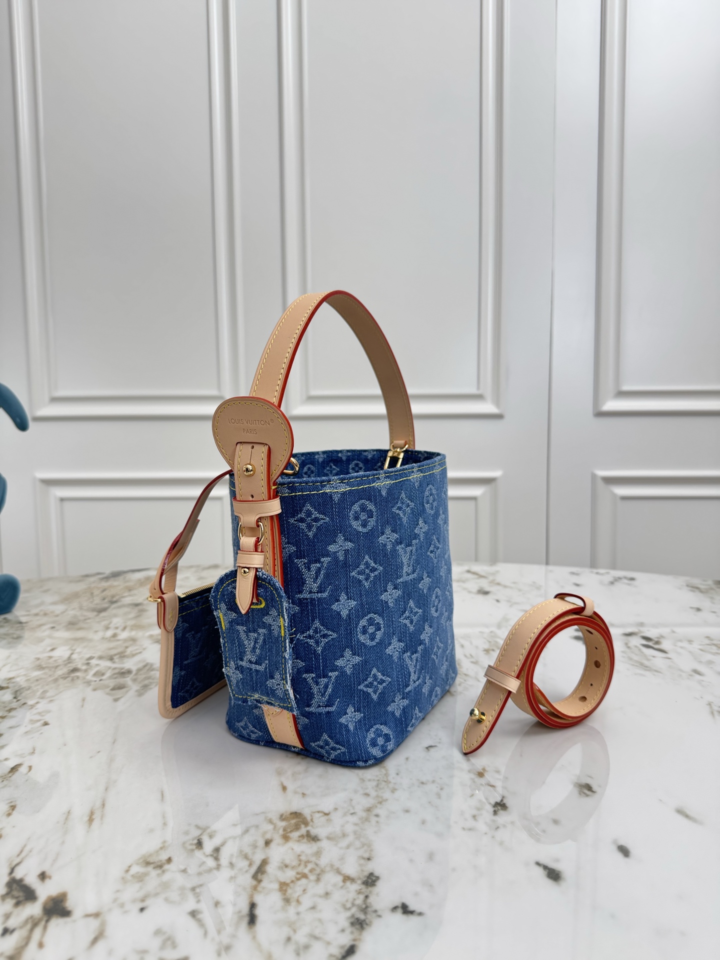 Louis Vuitton All In BB Denim Bucket Bag, M27626 / 28107 - Image 2