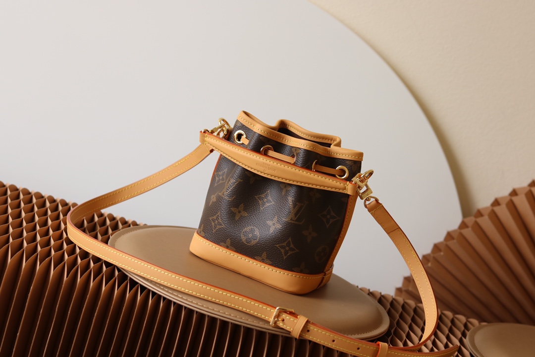 Louis Vuitton Nano Noé M81266 Monogram Crossbody Bag - Image 2