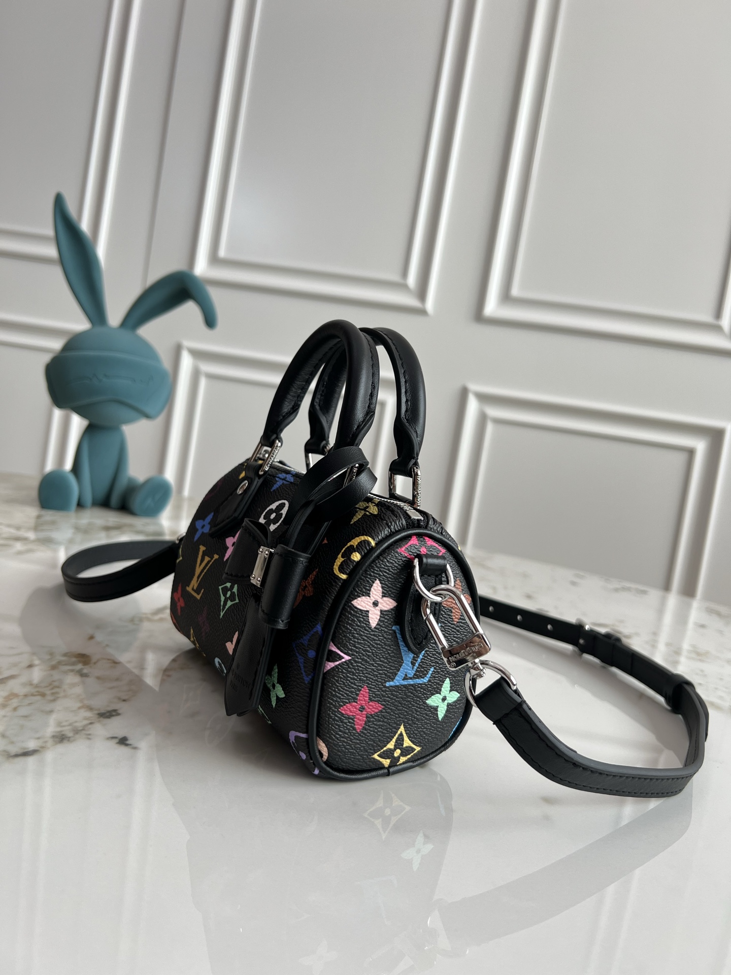 Louis Vuitton Nano Speedy Handbag, Monogram Coated Canvas, LV x TM Reissue - Image 2