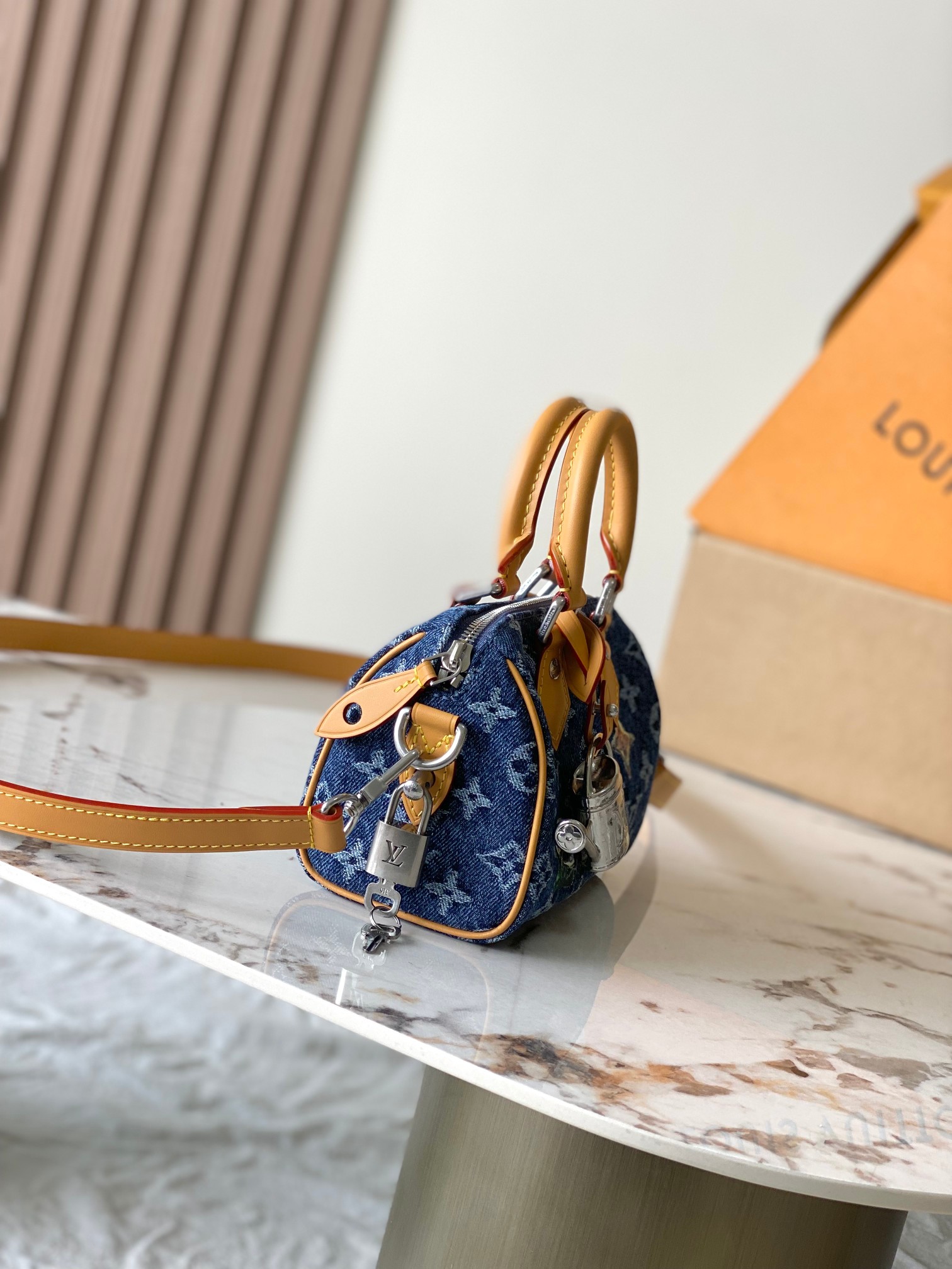 Louis Vuitton Speedy 18 Bandouliere Crossbody Bag - Image 2