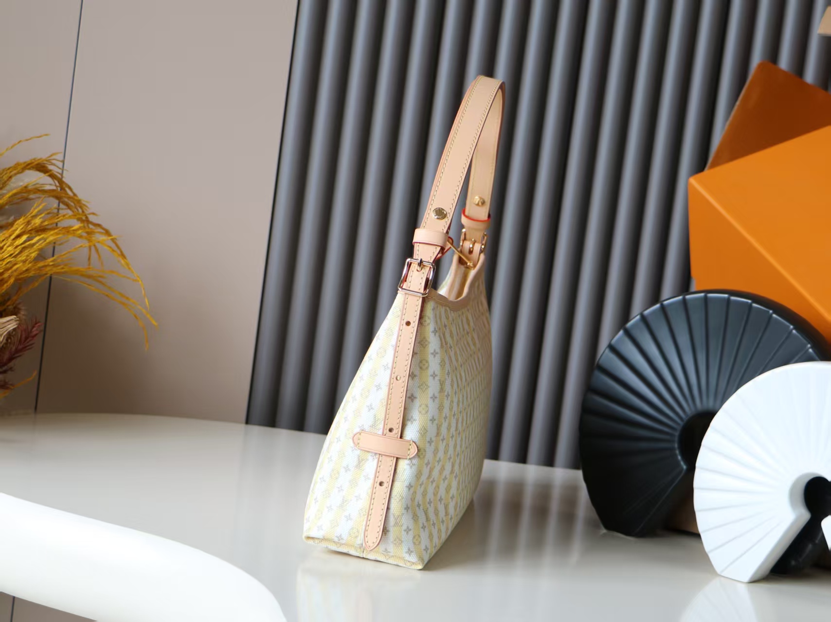 Louis Vuitton CarryAll East-West Handbag in Banana Monogram Canvas - Image 2