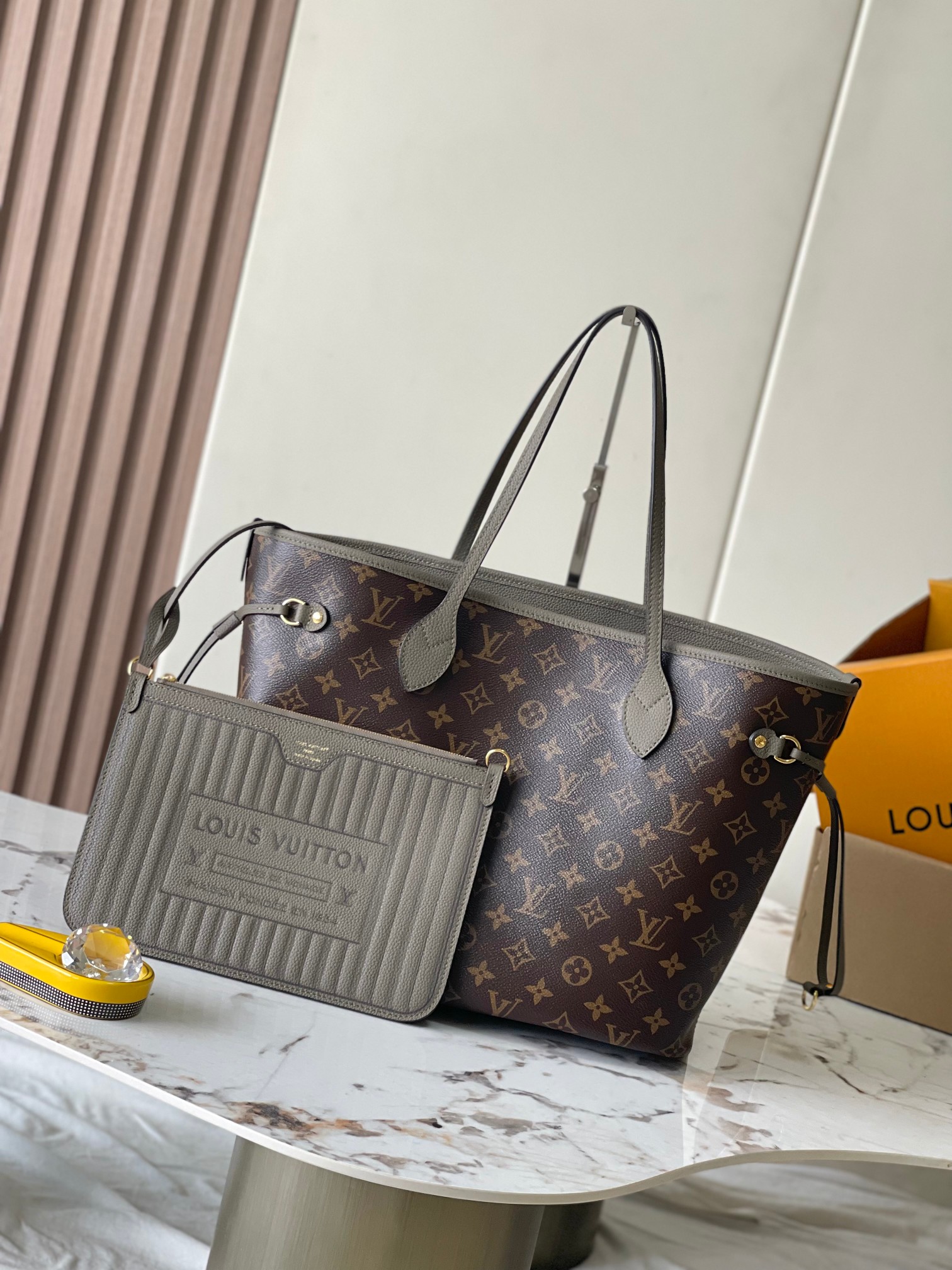 Louis Vuitton Neverfull Inside Out MM Tote Bag - Image 2