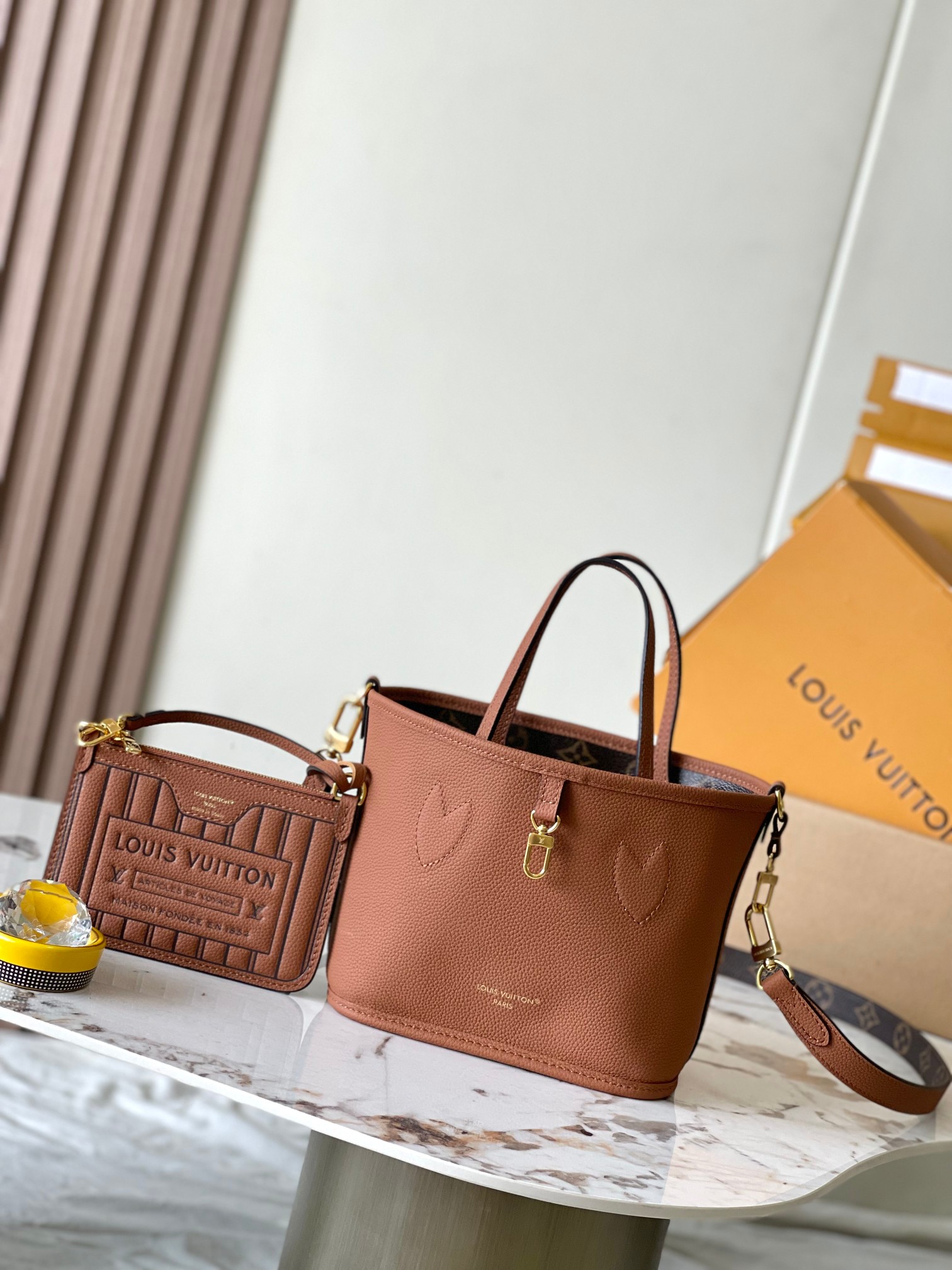 Louis Vuitton Neverfull Bandouliere Inside Out BB Handbag - Image 2