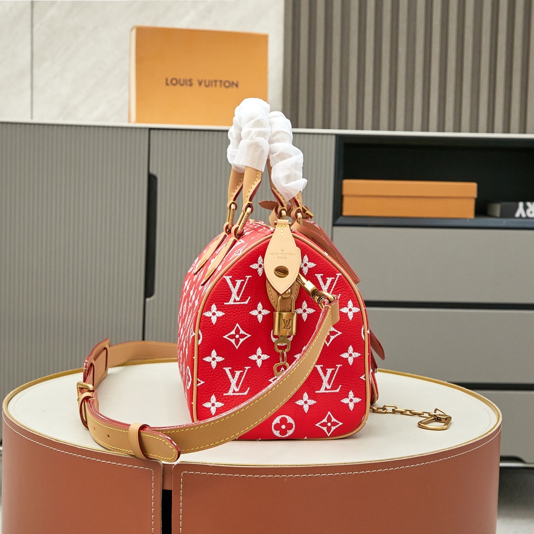 Louis Vuitton Speedy P9 Bandoulière 25 Monogram Leather Crossbody Bag - Image 2