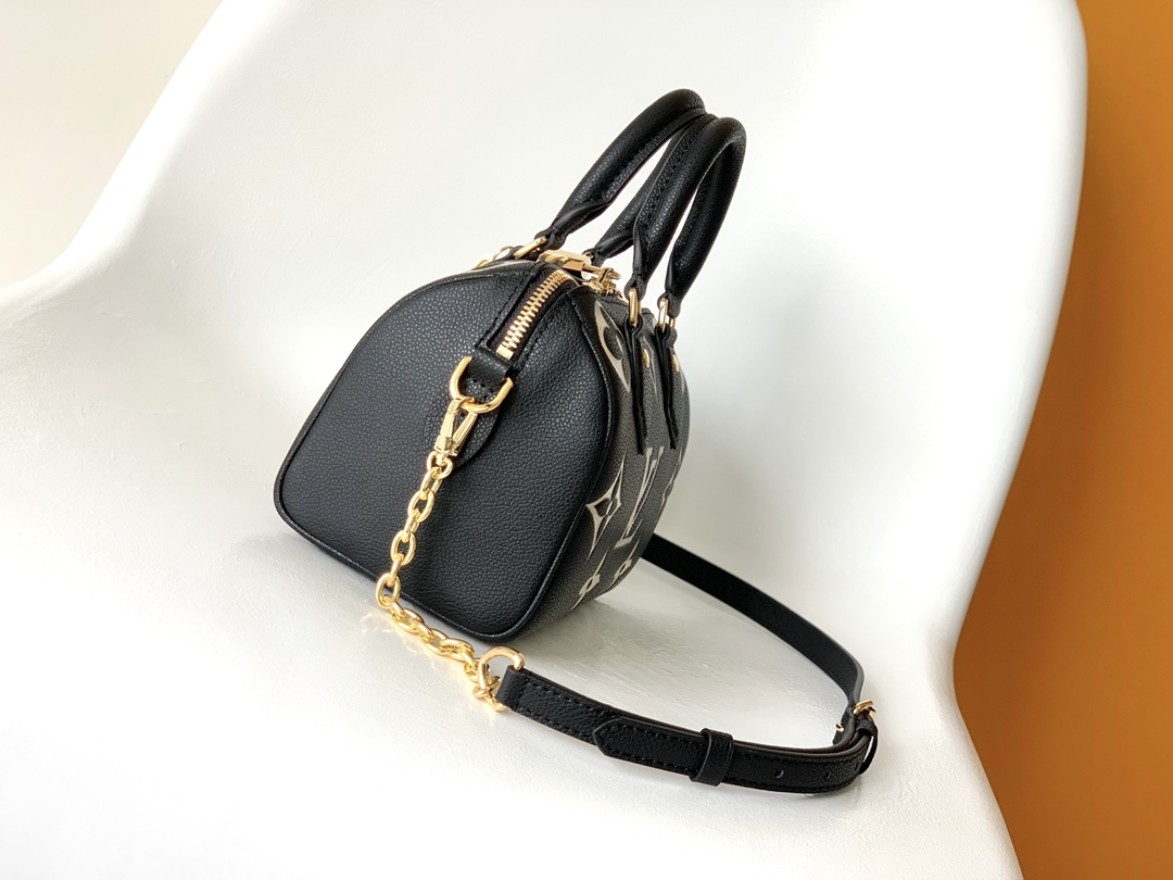 Louis Vuitton Speedy Bandouliere 20 Monogram Empreinte Leather Crossbody Bag - Image 2