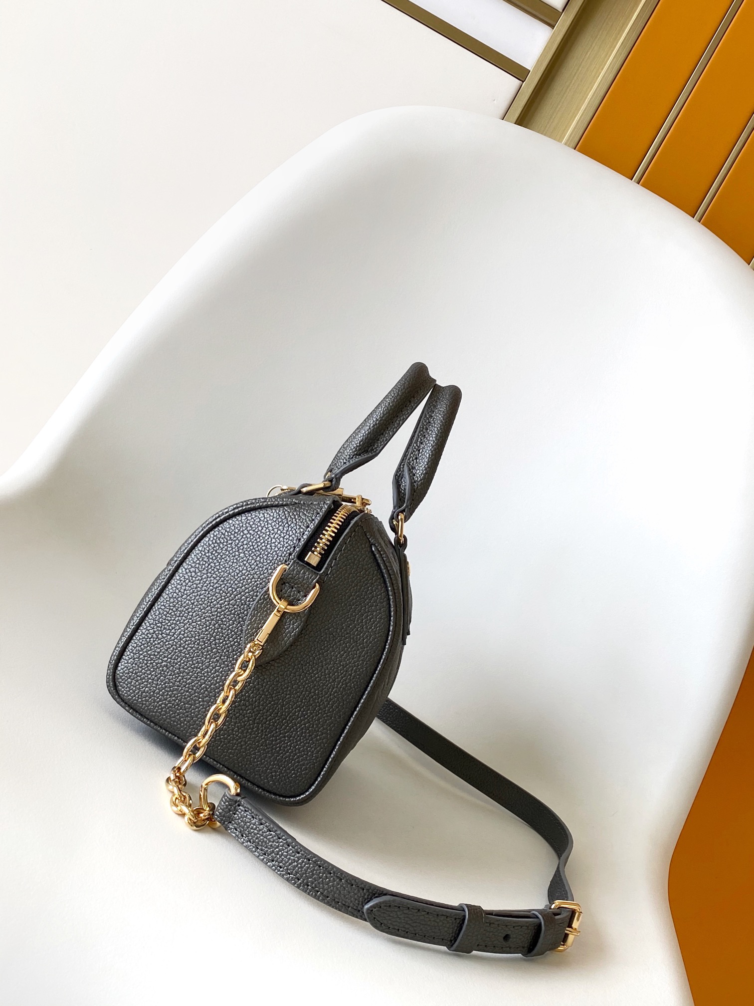 Louis Vuitton Speedy Bandouliere 20 Monogram Empreinte Leather Handbag - Image 2