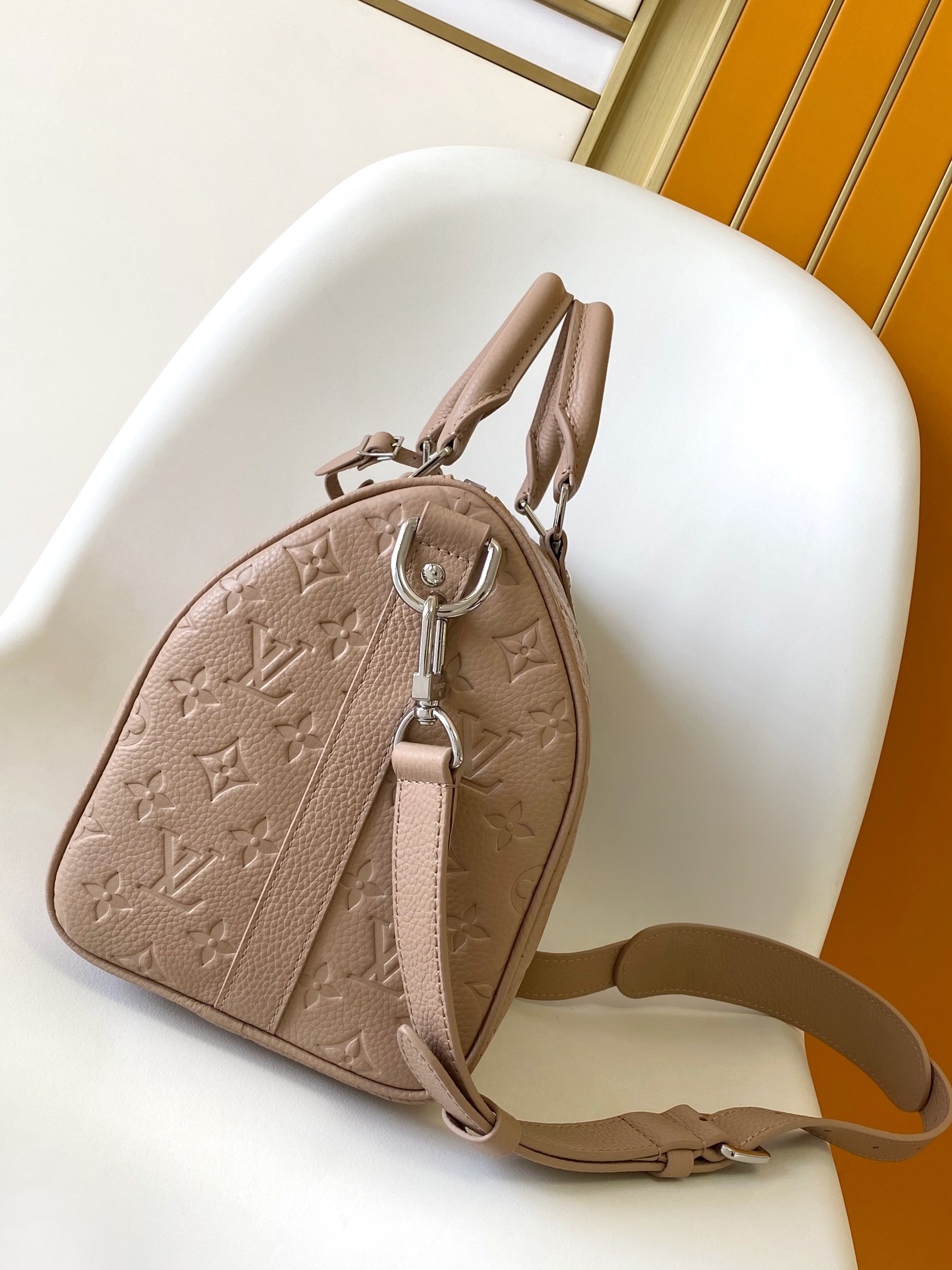 Louis Vuitton Keepall Bandouliere 35 Monogram Eclipse Travel Bag - Image 2
