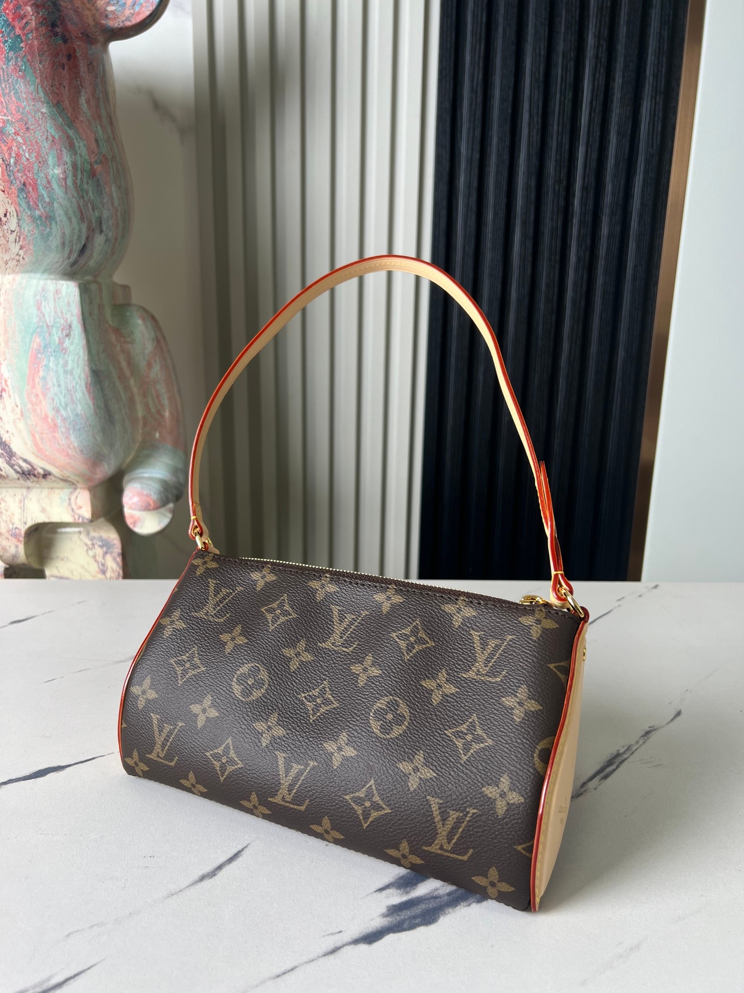 Louis Vuitton Pochette Tirette Monogram Underarm Bag M47123 - Image 2