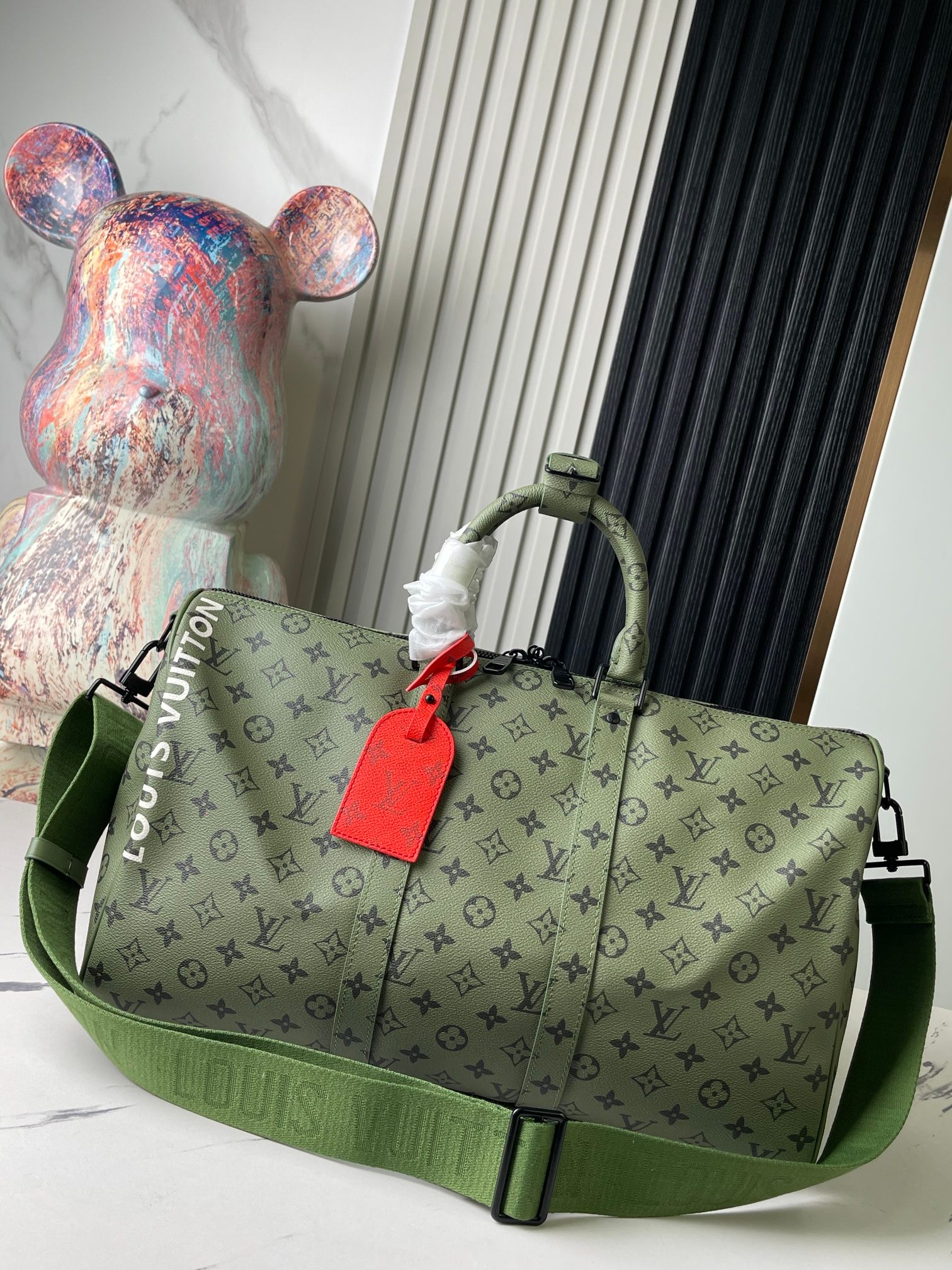 Louis Vuitton Keepall Bandoulière 45 Travel Bag - Image 2