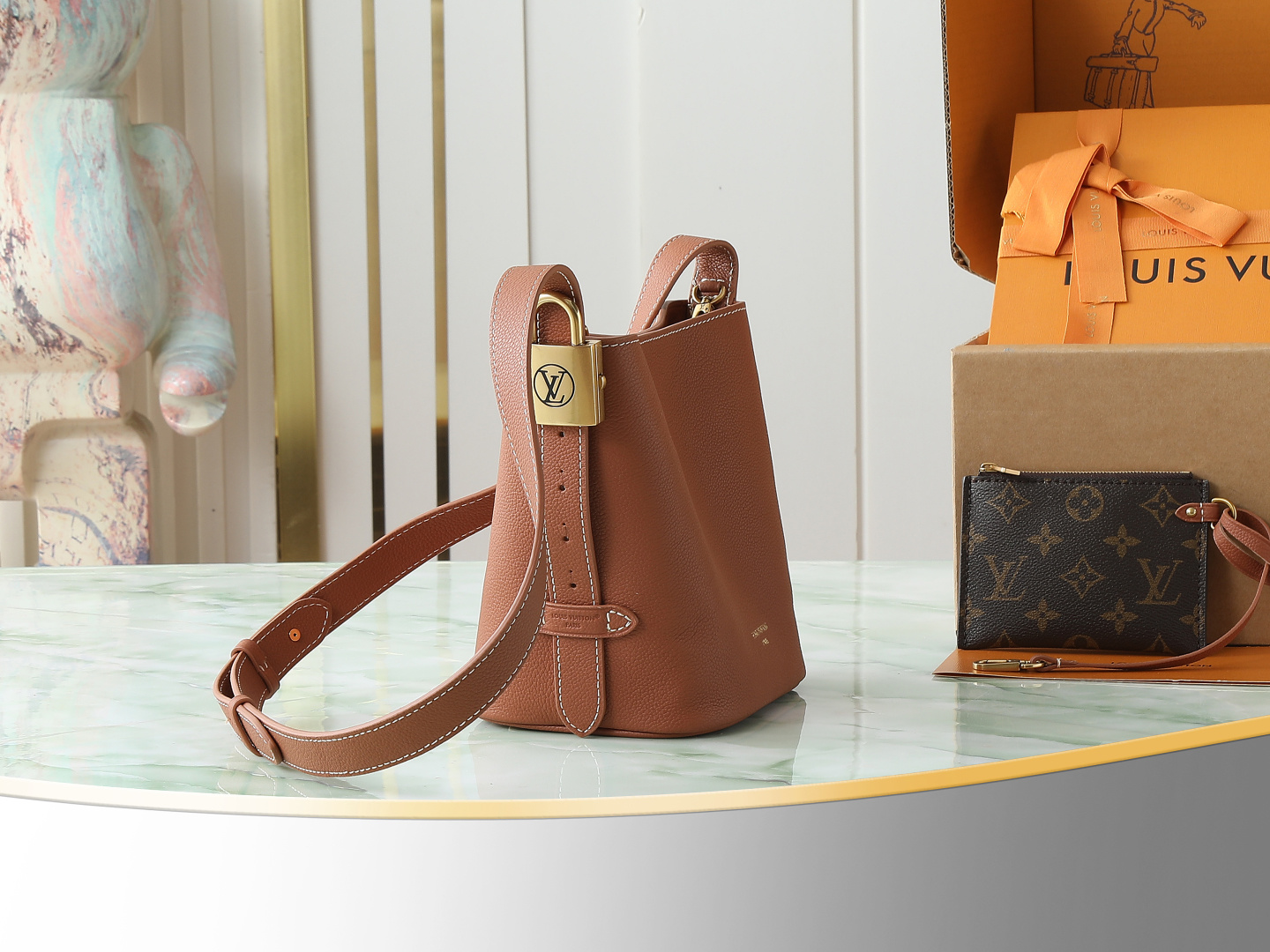 Louis Vuitton All In BB Bucket Bag M14416 in Brown - Image 2