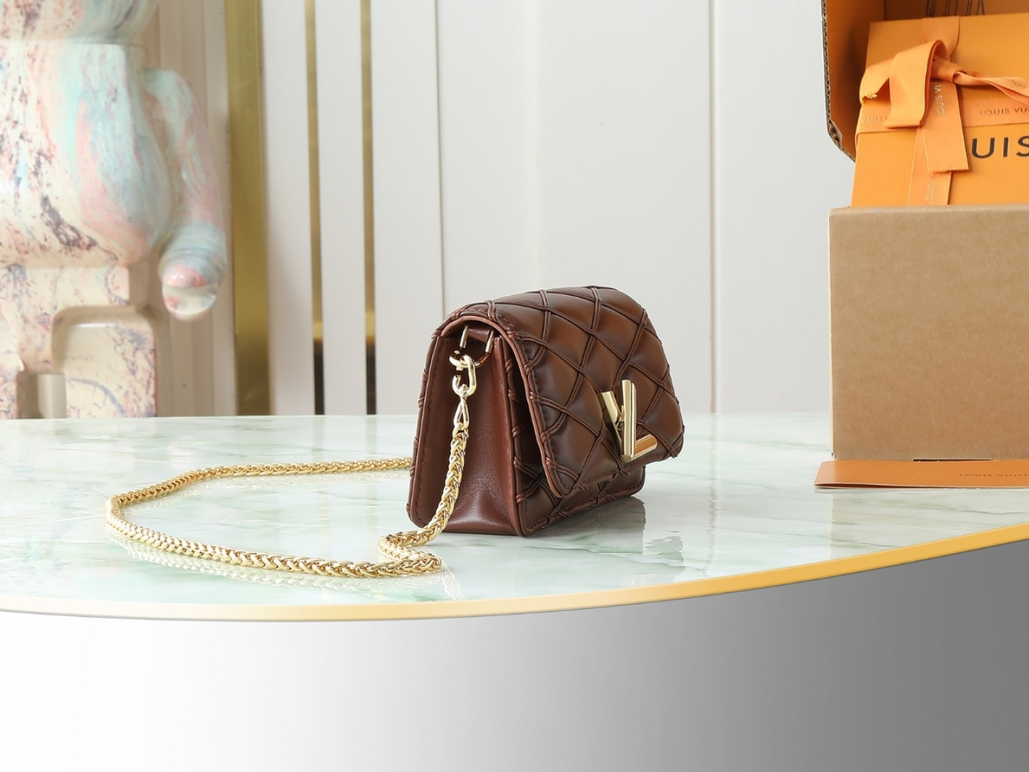 Louis Vuitton Wallet On Chain Go-14 M13841 Crossbody Bag - Image 2