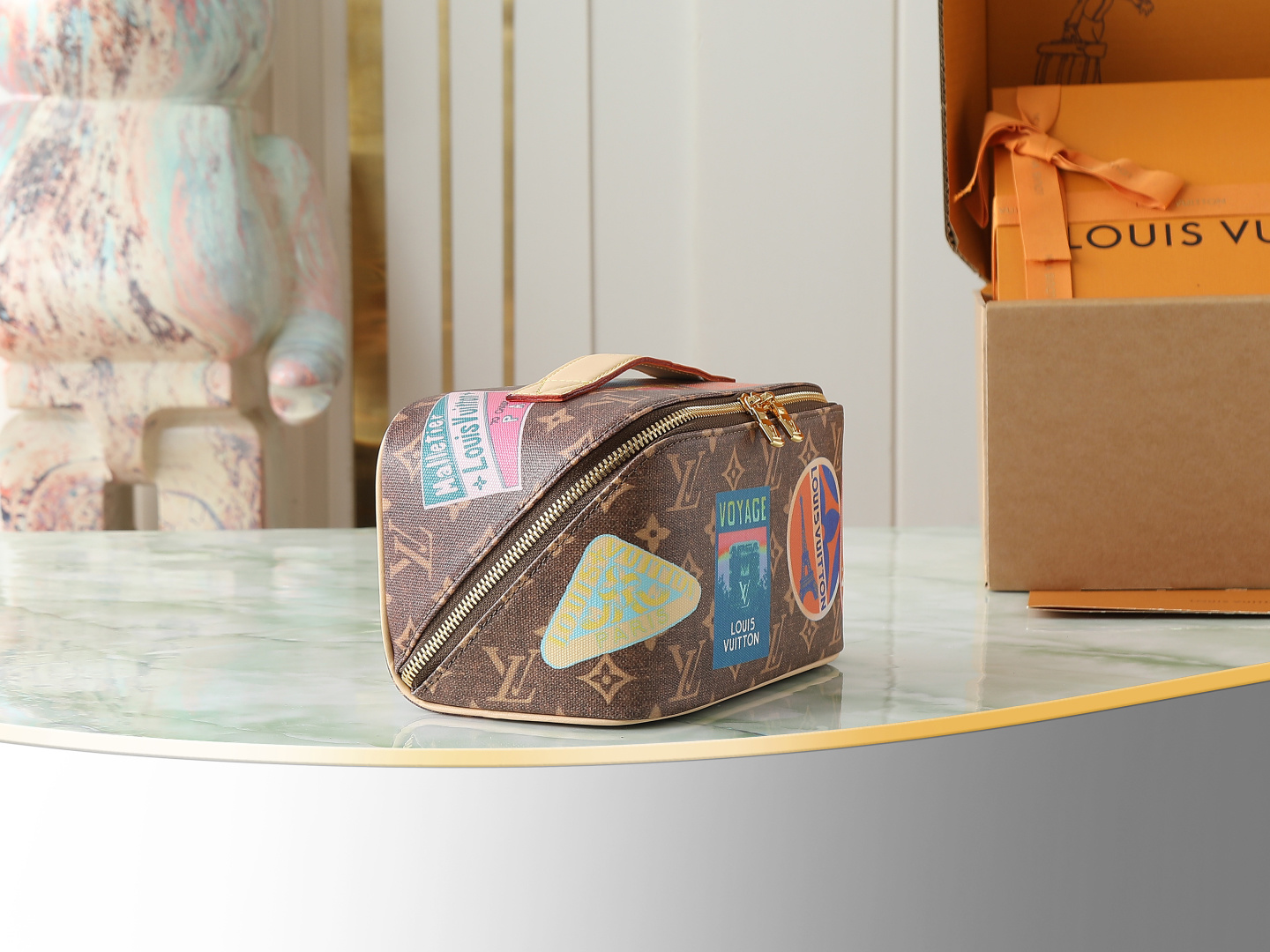 Louis Vuitton Monogram Cosmetic Pouch - Image 2