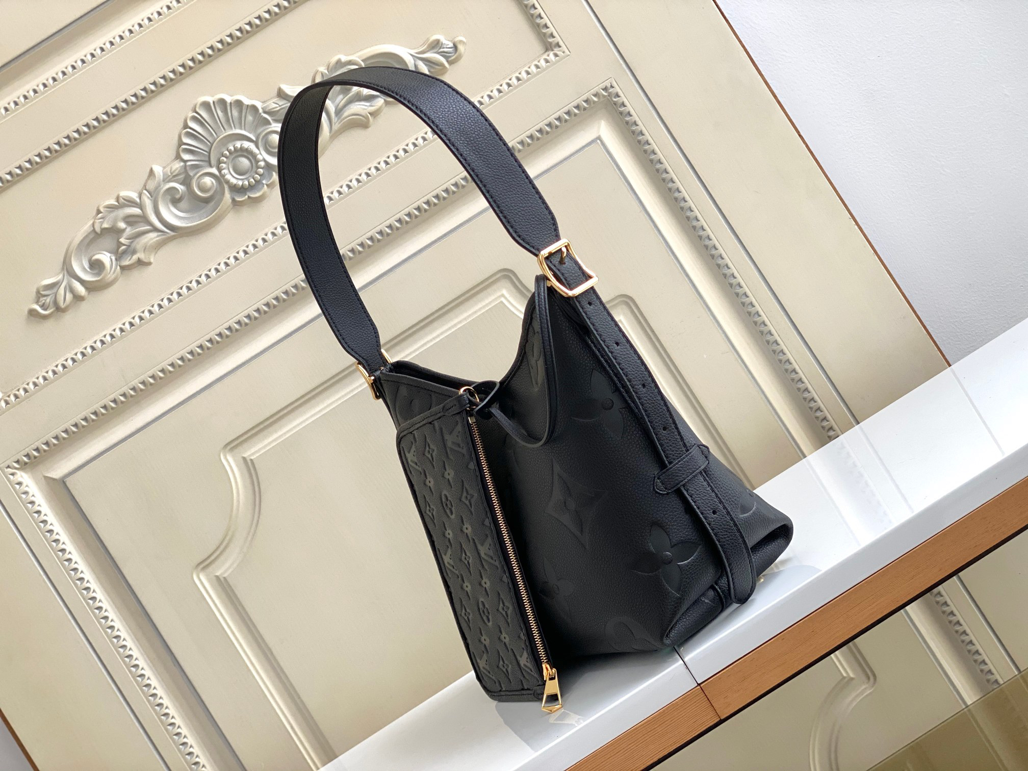 Louis Vuitton CarryAll Small Handbag in Monogram Empreinte Leather - Image 2