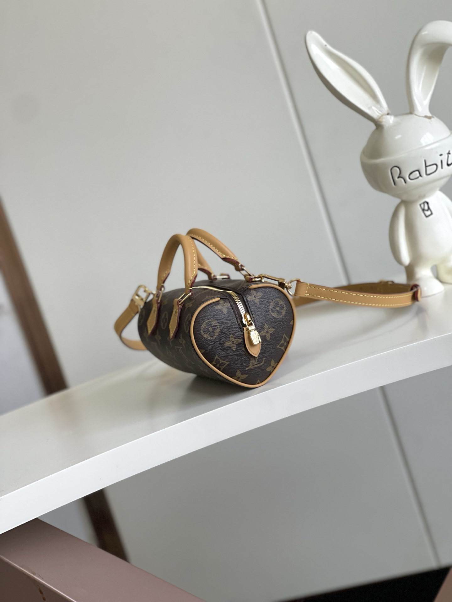 Louis Vuitton Nano Speedy Crossbody Bag in Monogram Empreinte Leather - Image 2