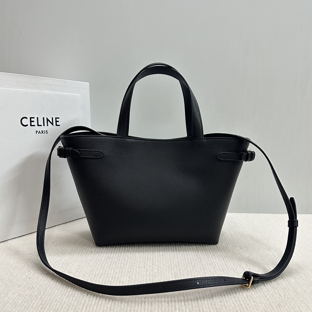 Cabas Anais Small Textured Leather Tote Bag - Image 2