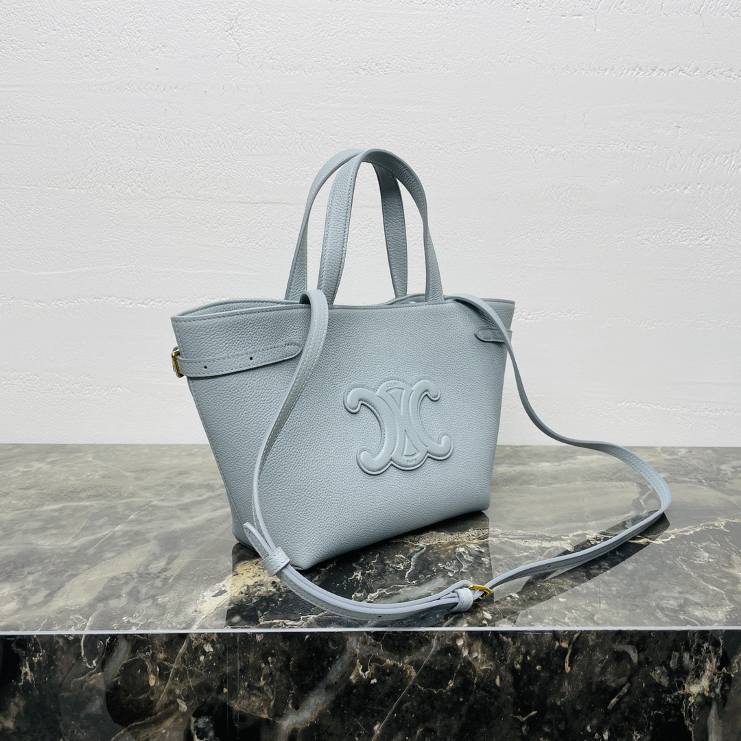 CABAS ANAIS Mini Tote Bag in Grained Cowhide Leather - Image 2