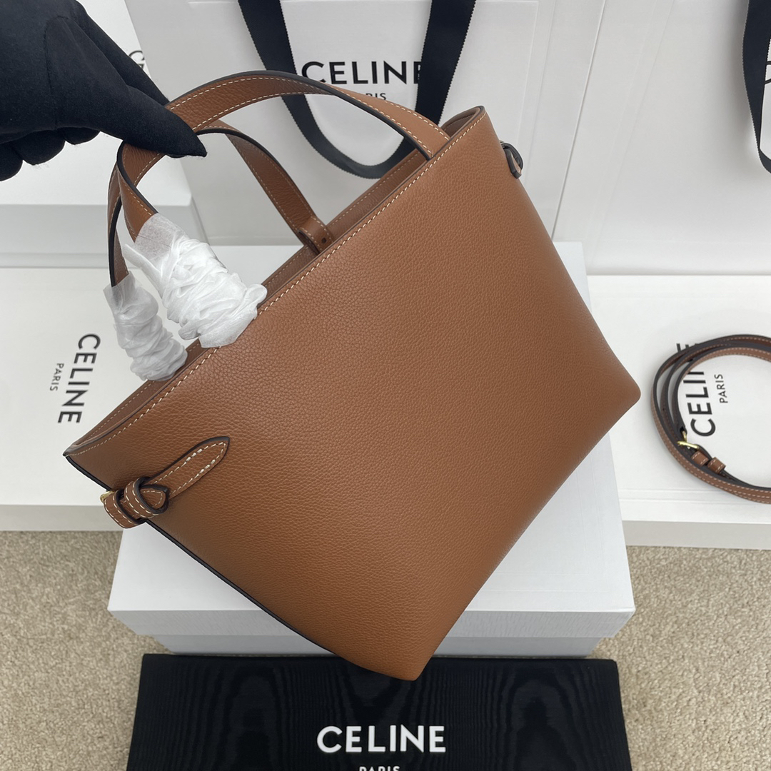 CABAS ANAIS Mini Textured Calfskin Handbag - Image 2