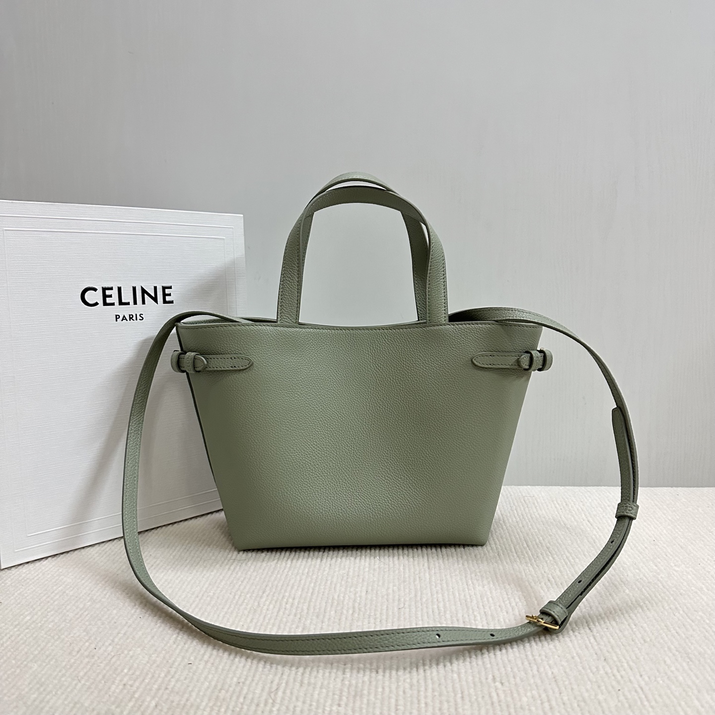 Cabas Anais Small Grained Calfskin Leather Tote Bag - Image 2