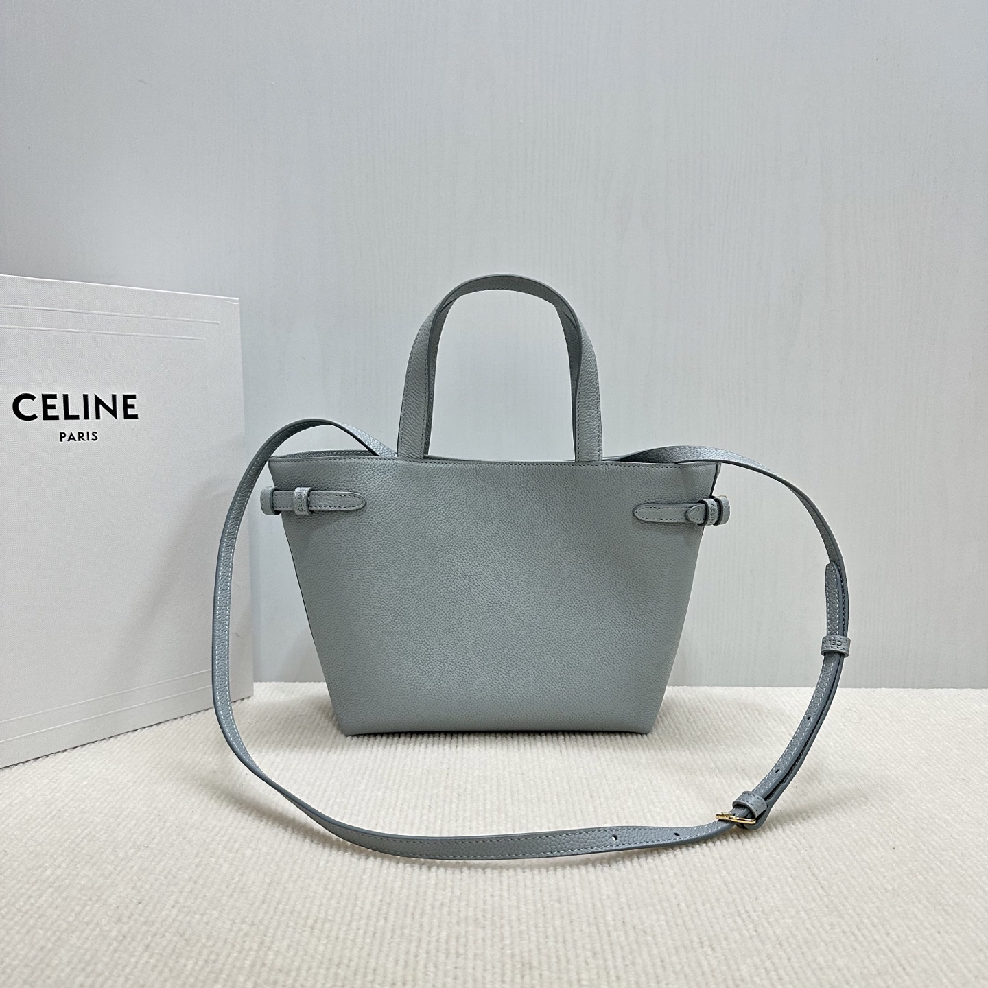 Cabas Anais Small Textured Leather Tote Bag - Image 2