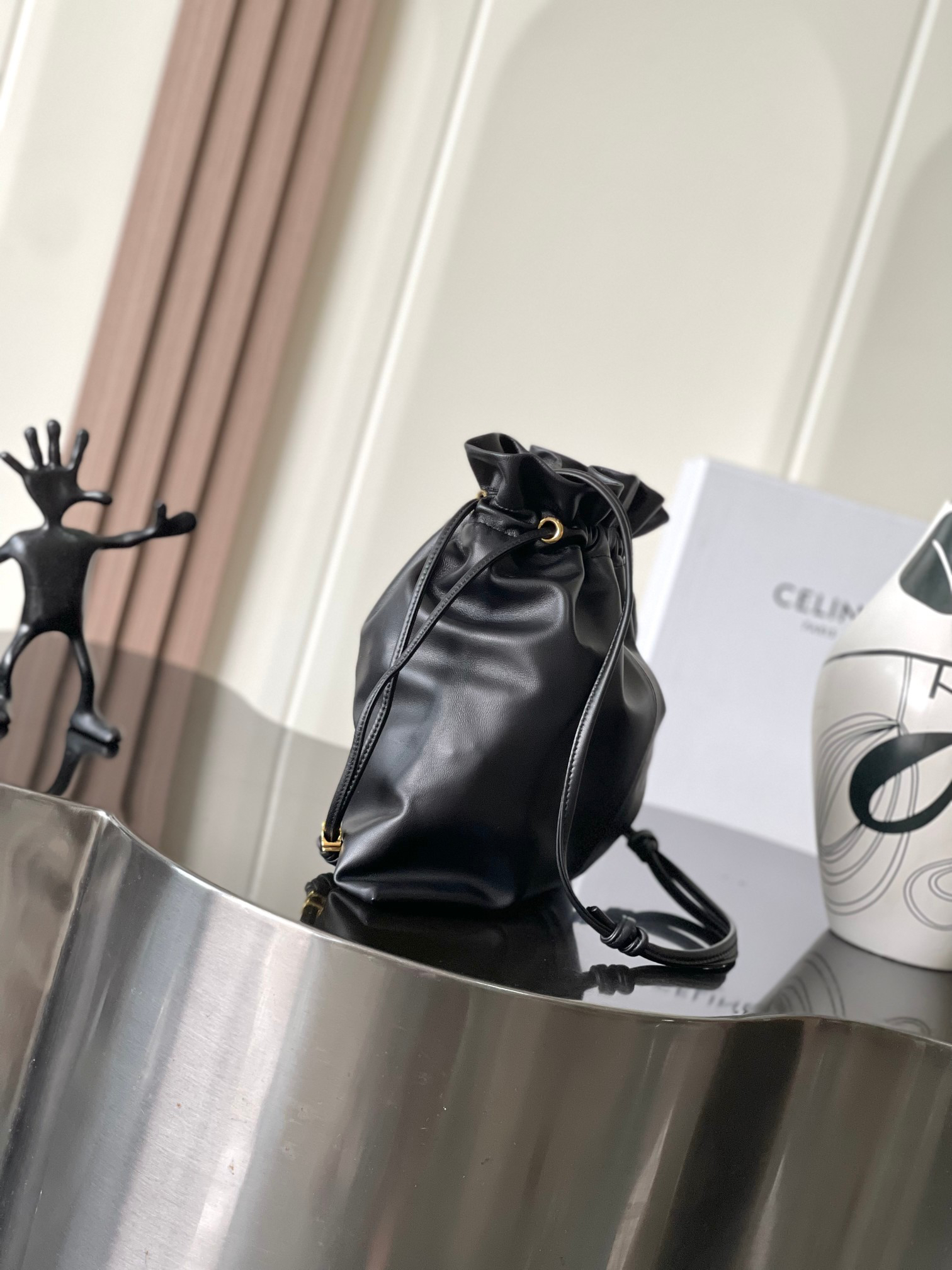 CELINE Crystal Drawstring Bag - Image 2