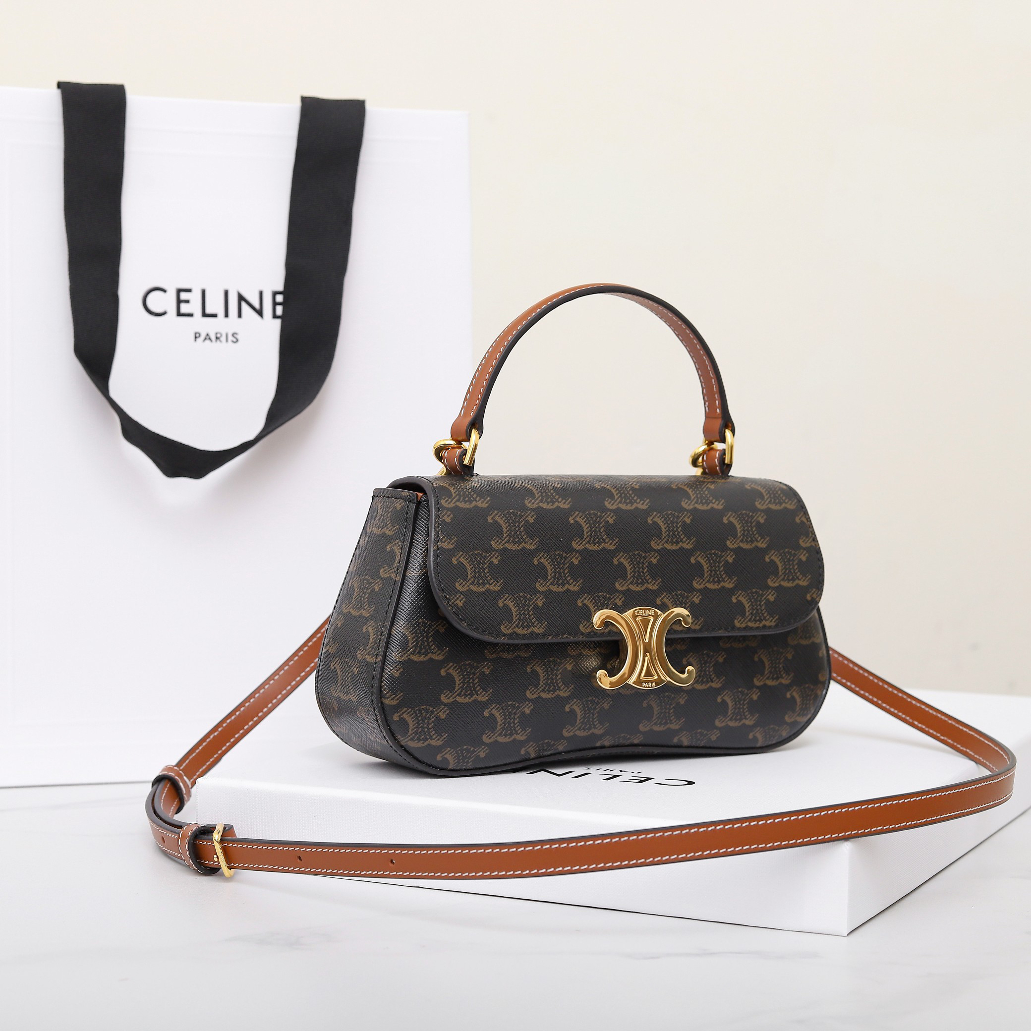 Lola Leather Crossbody Bag, Model 119532 - Image 2