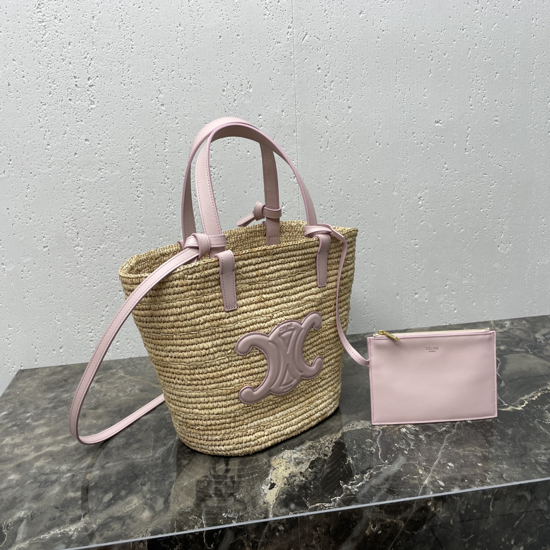 Celine Teen Woven Basket Handbag - Image 2