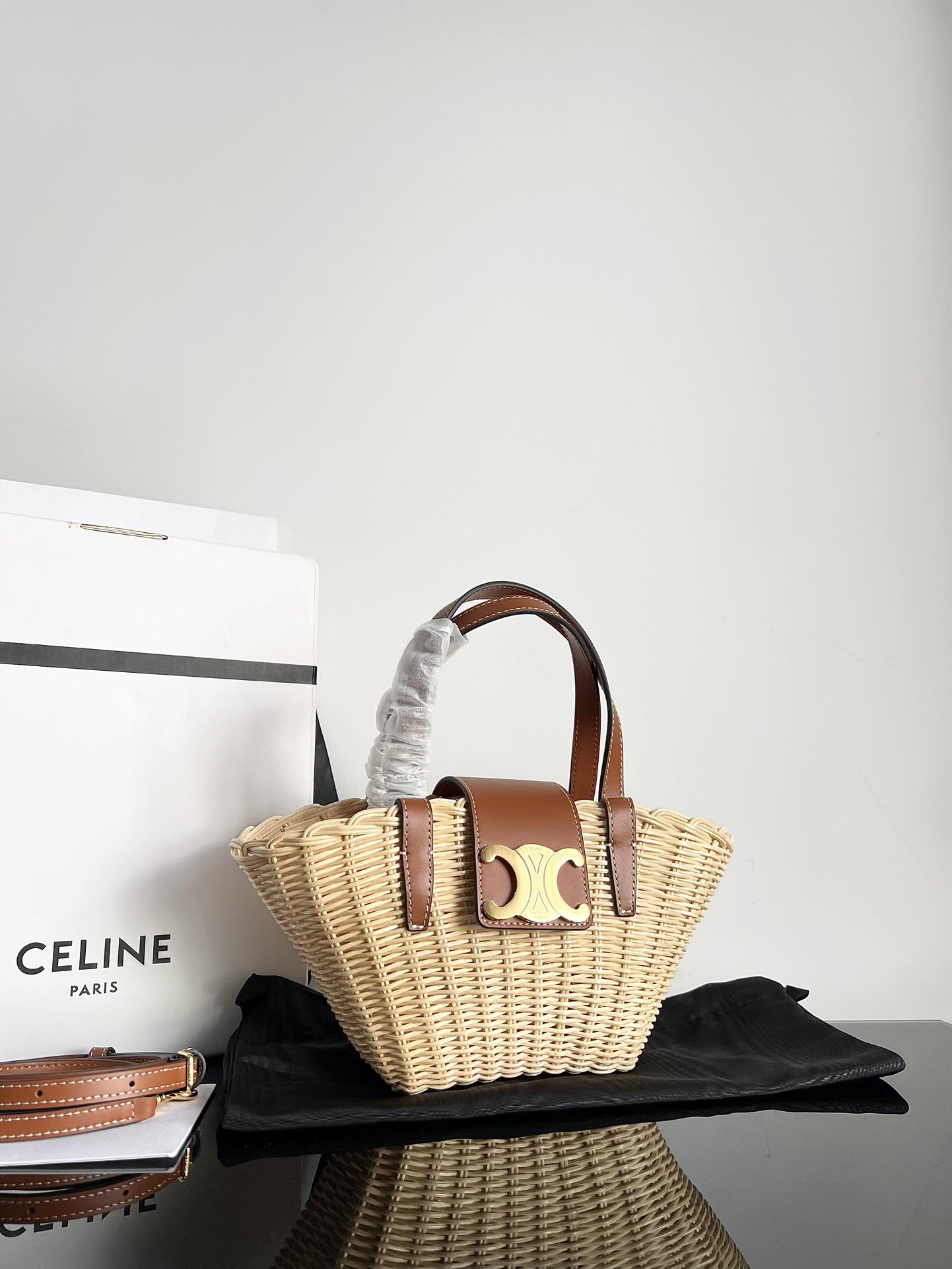 TEEN COUFFIN Woven Basket Handbag - Image 2