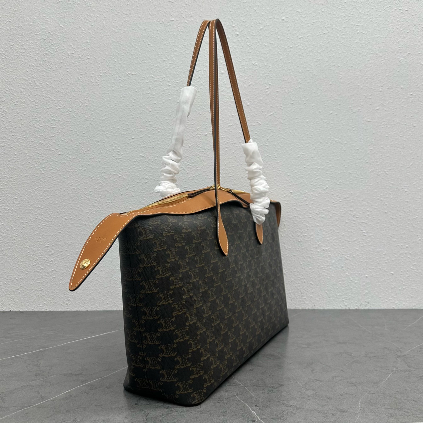Celine Triomphe Canvas Duffle Bag - Image 2