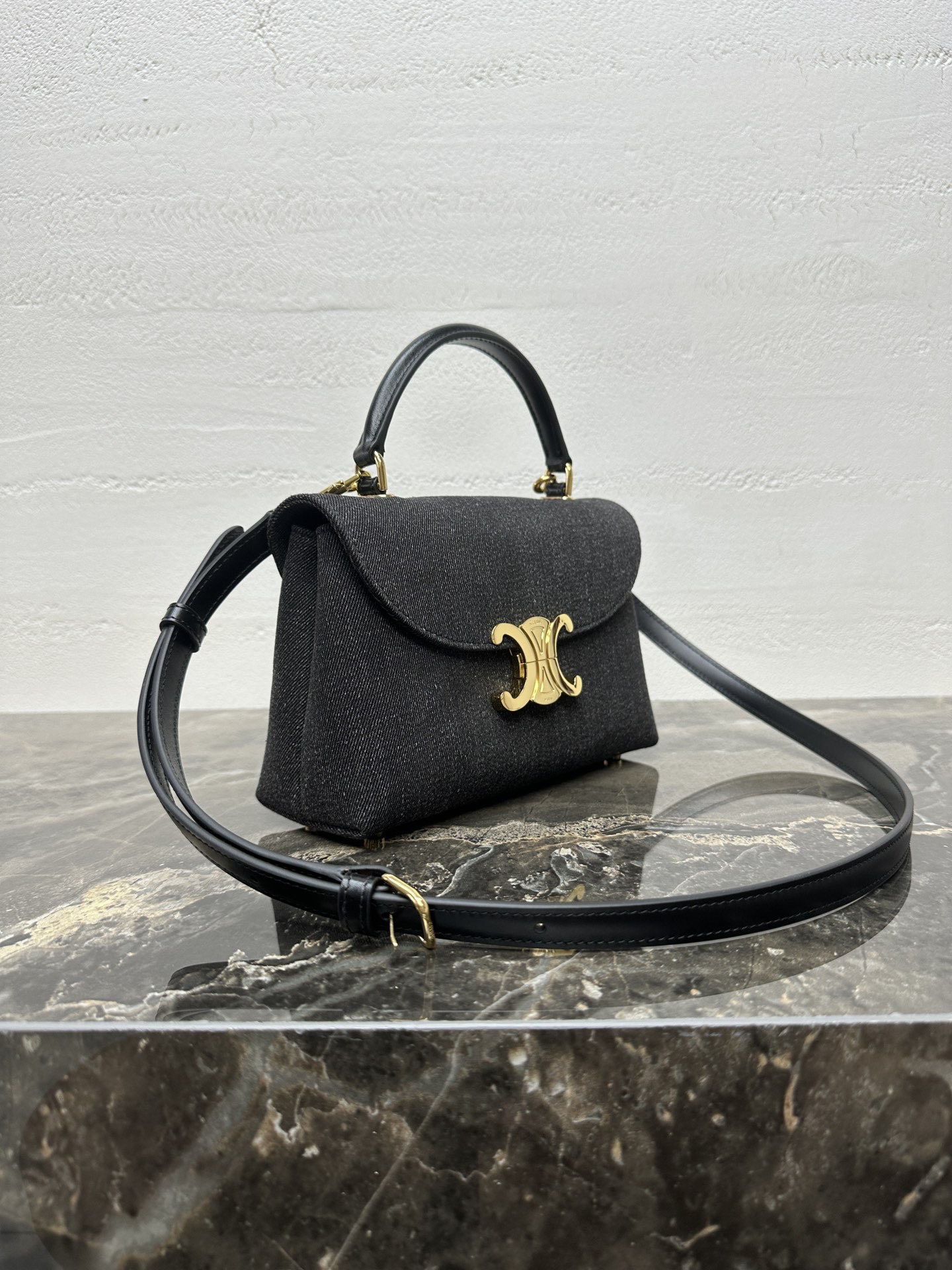 TEEN NINO Denim and Leather Crossbody Bag - Image 2