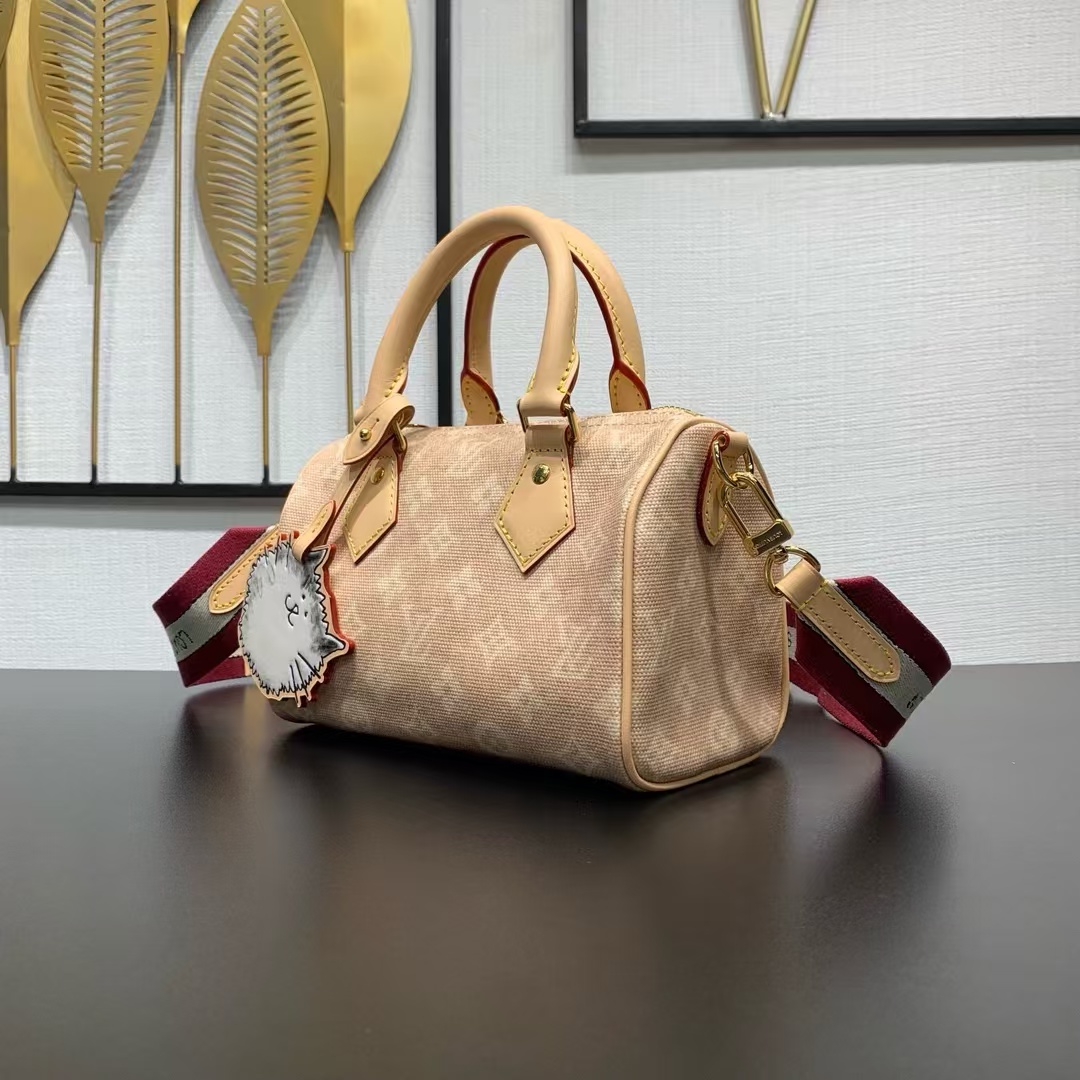 Speedy 20 Bandouliere Meowgram Canvas Handbag - Image 2